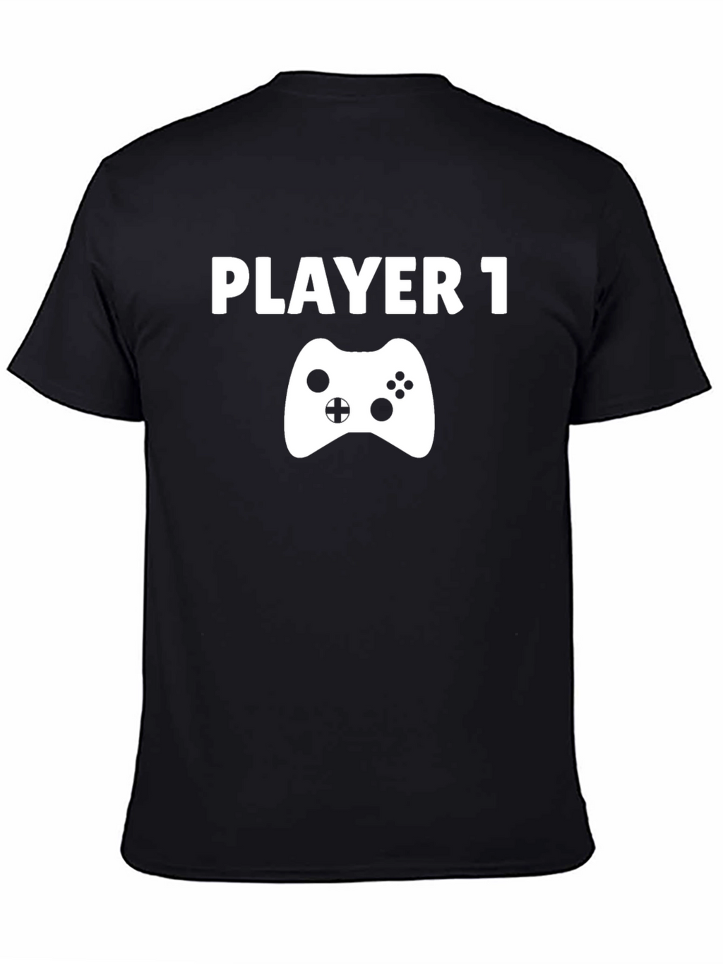 Player 1 Gamer T-Shirt - Black Cotton Tee