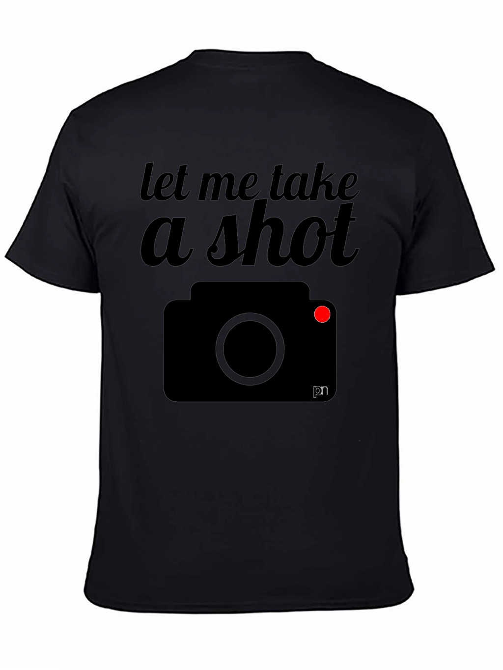 Let Me Take a Shot Camera Graphic T-Shirt