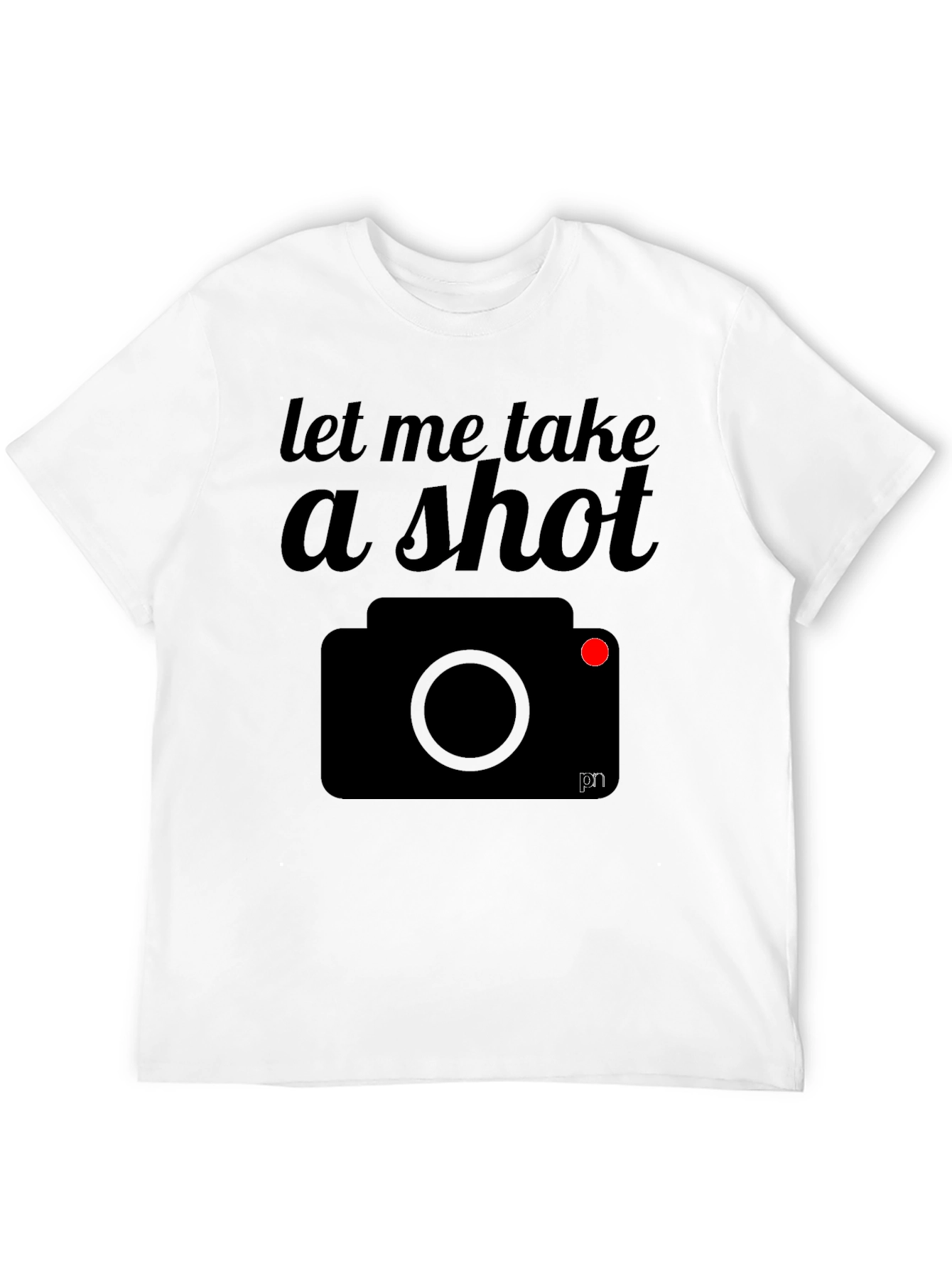 Let Me Take a Shot Camera Graphic T-Shirt