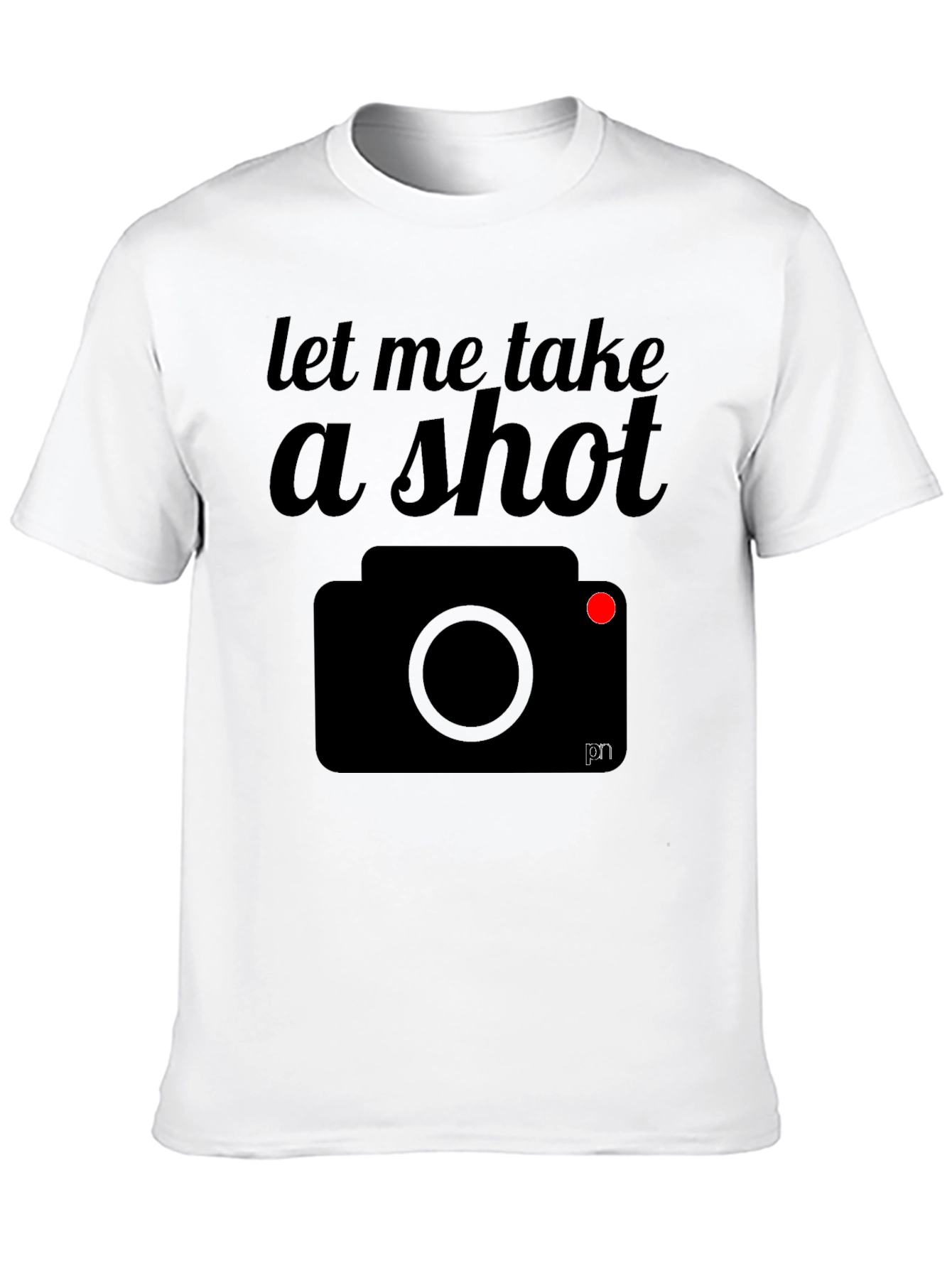 Let Me Take a Shot Camera Graphic T-Shirt