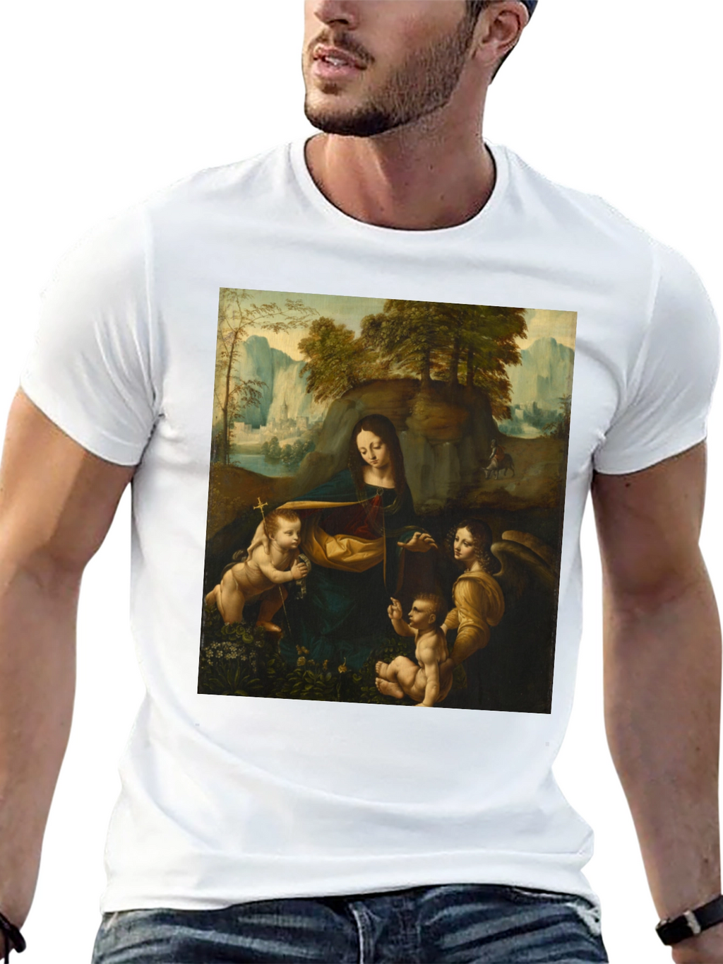 Madonna of the Rocks Graphic Tee