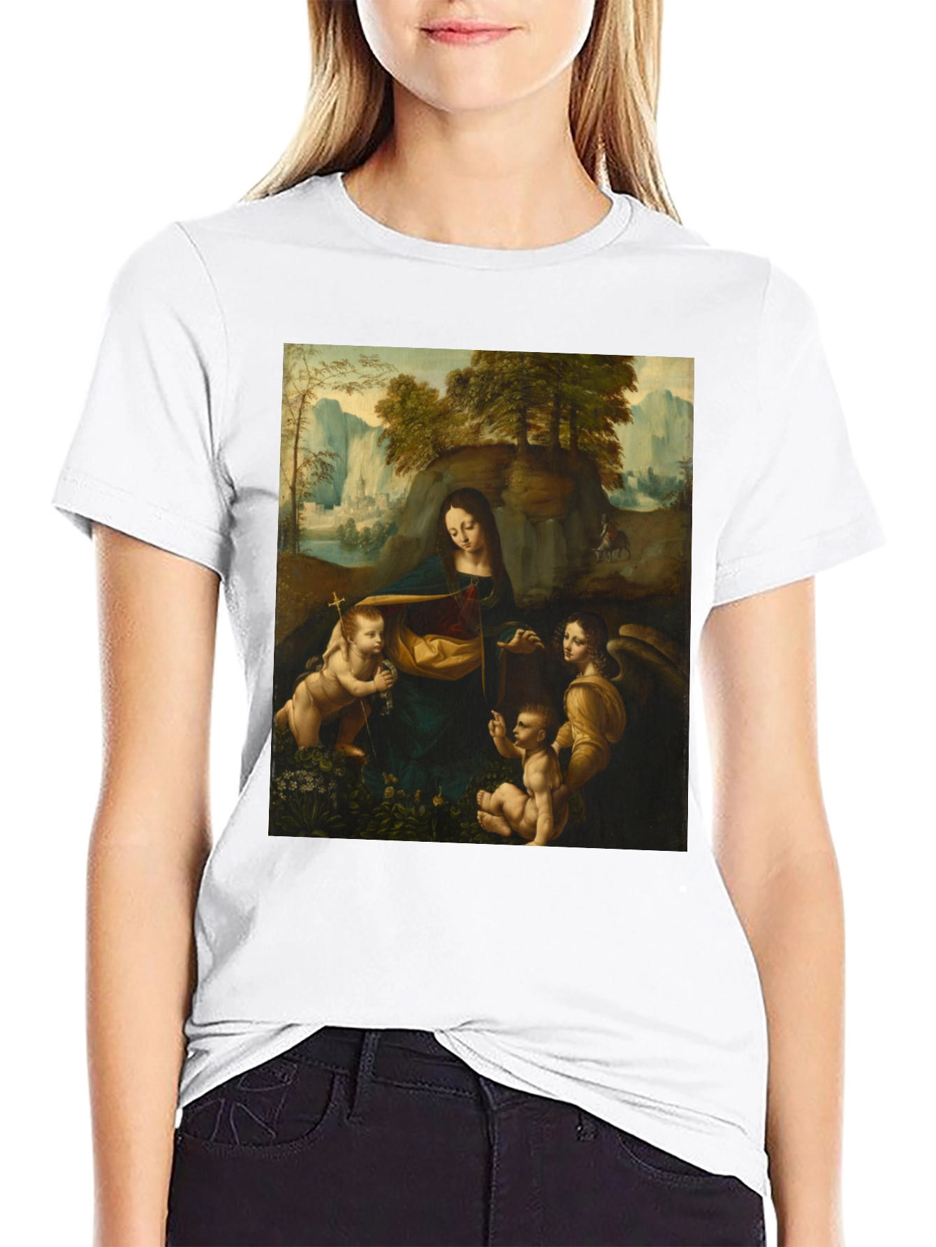 Madonna of the Rocks Graphic Tee