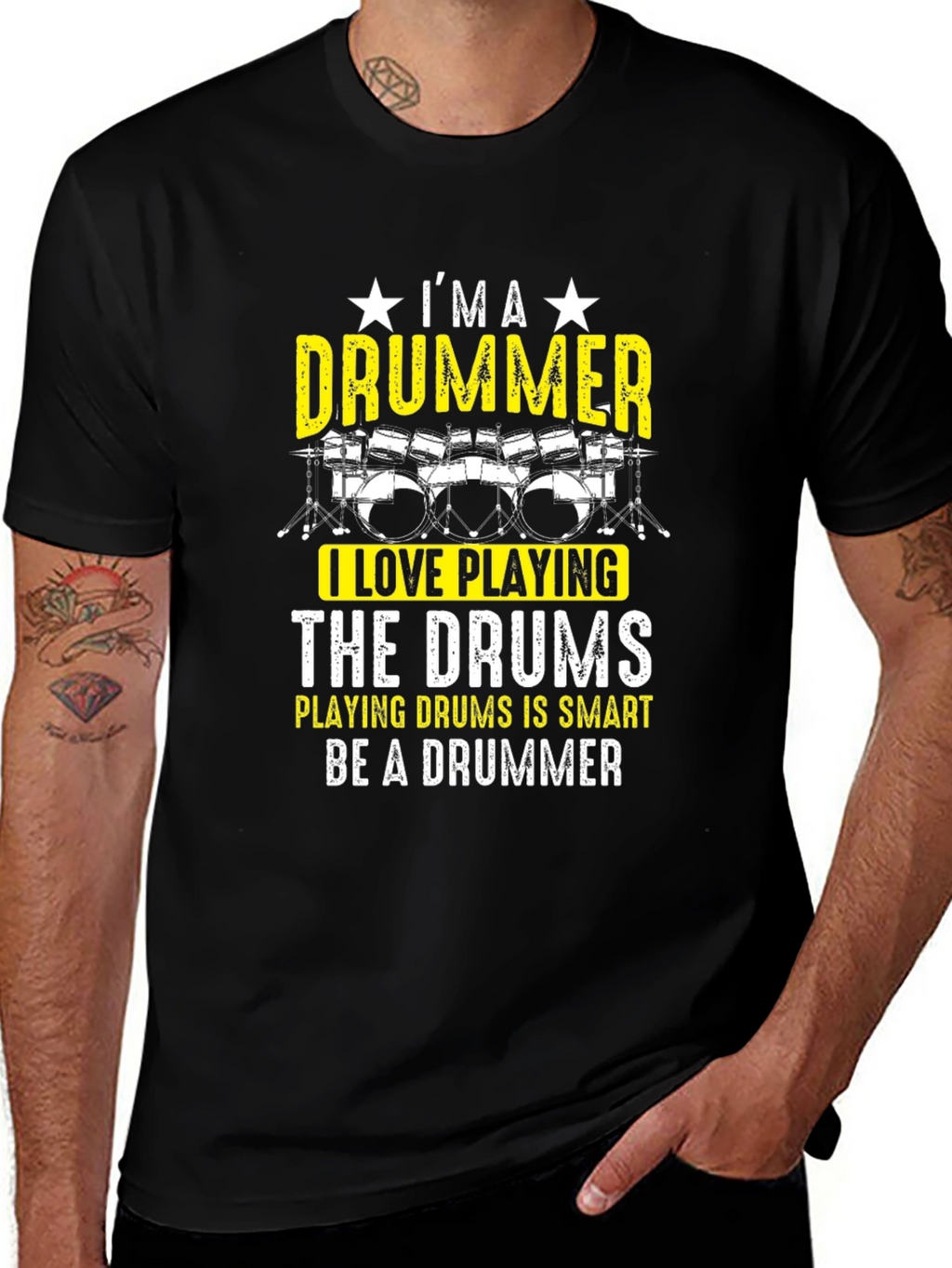 Im A Drummer T-Shirt - Funny Musician Tee