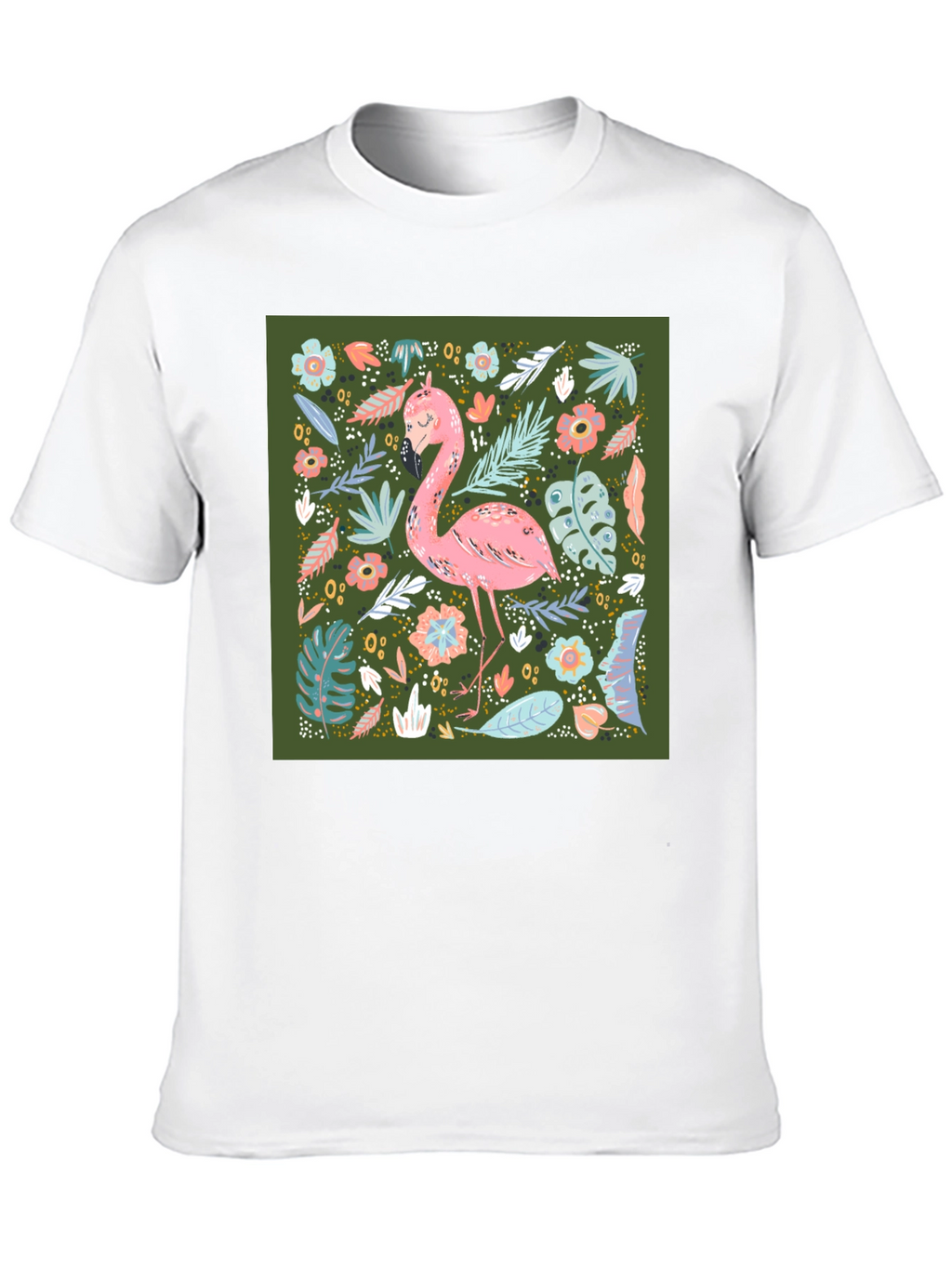 Tropical Flamingo Graphic Tee