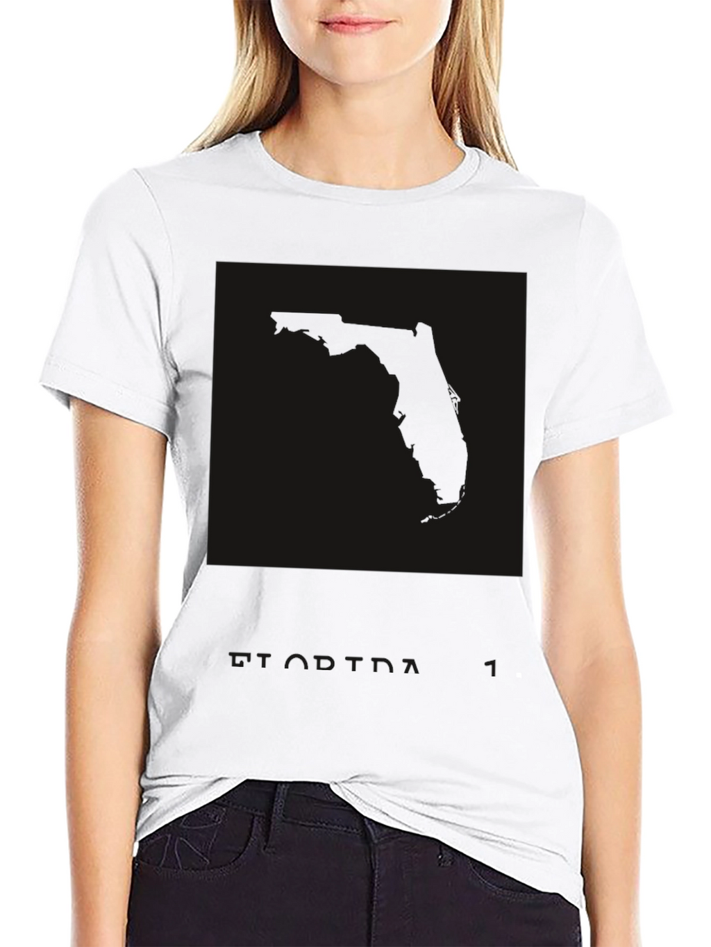 Mens Black Graphic Print Crew Neck T-Shirt