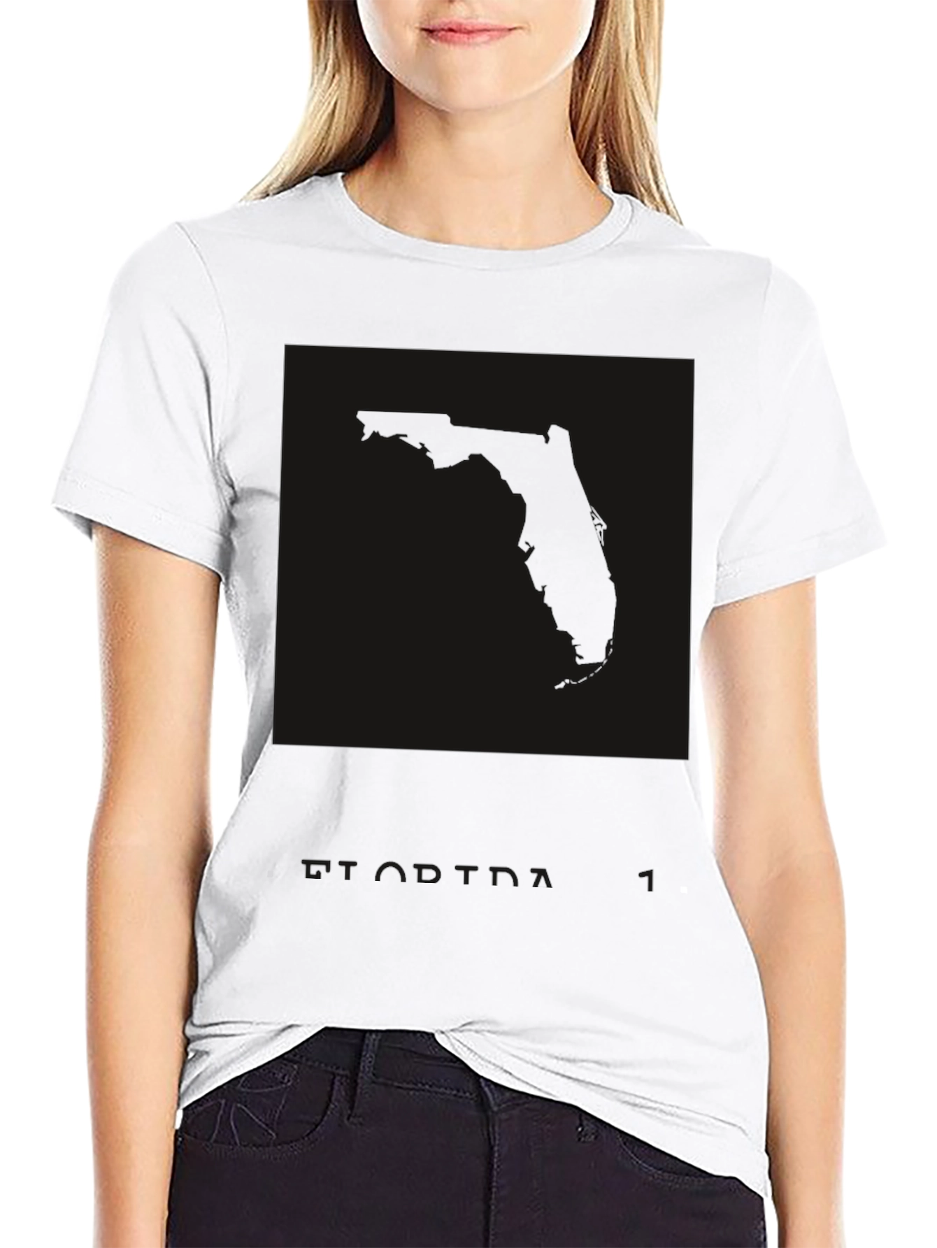 Mens Black Graphic Print Crew Neck T-Shirt