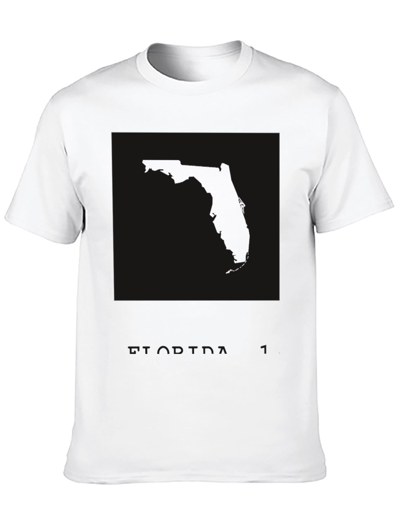 Mens Black Graphic Print Crew Neck T-Shirt