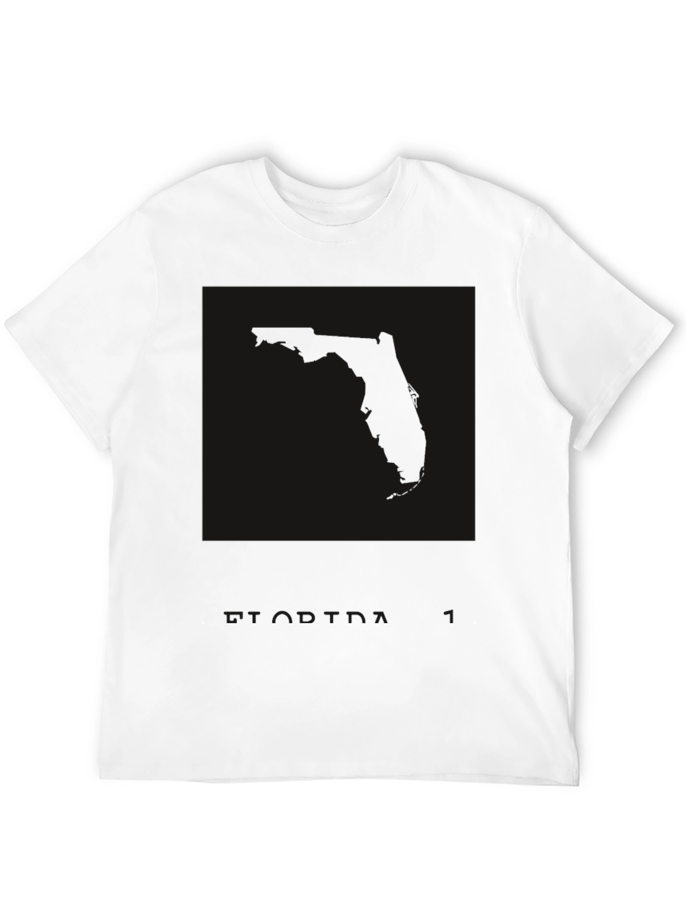 Mens Black Graphic Print Crew Neck T-Shirt