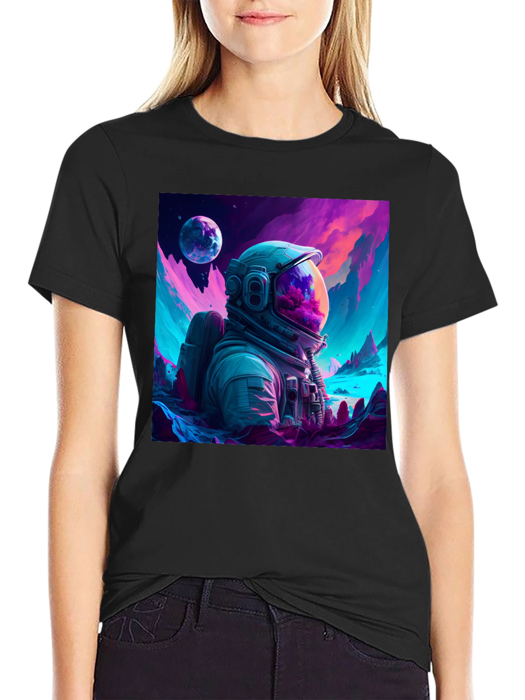 Astronaut in Space T-Shirt