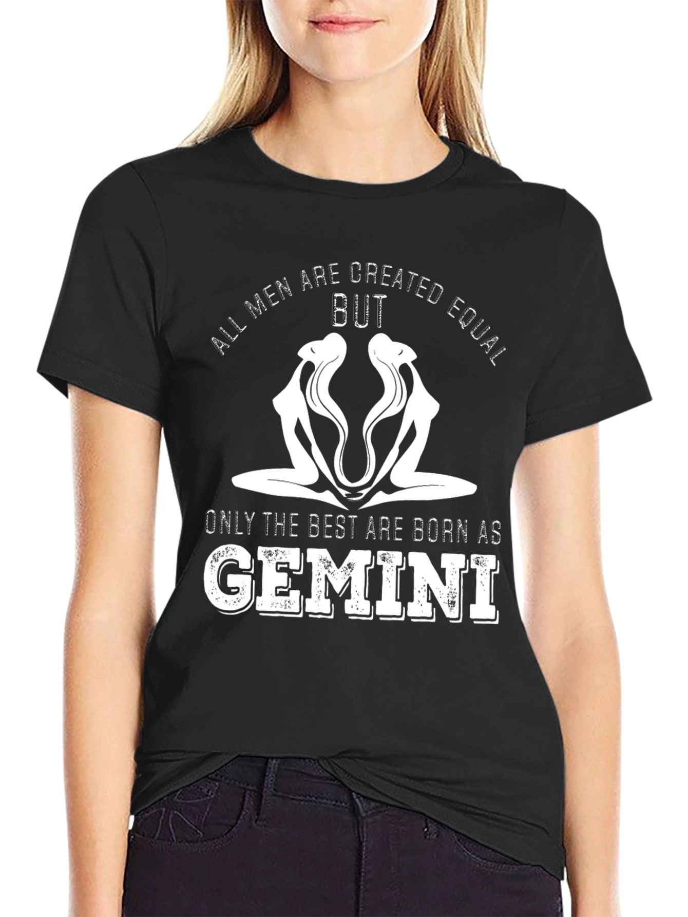 Gemini Zodiac Graphic T-Shirt - All Men Are Created Equal