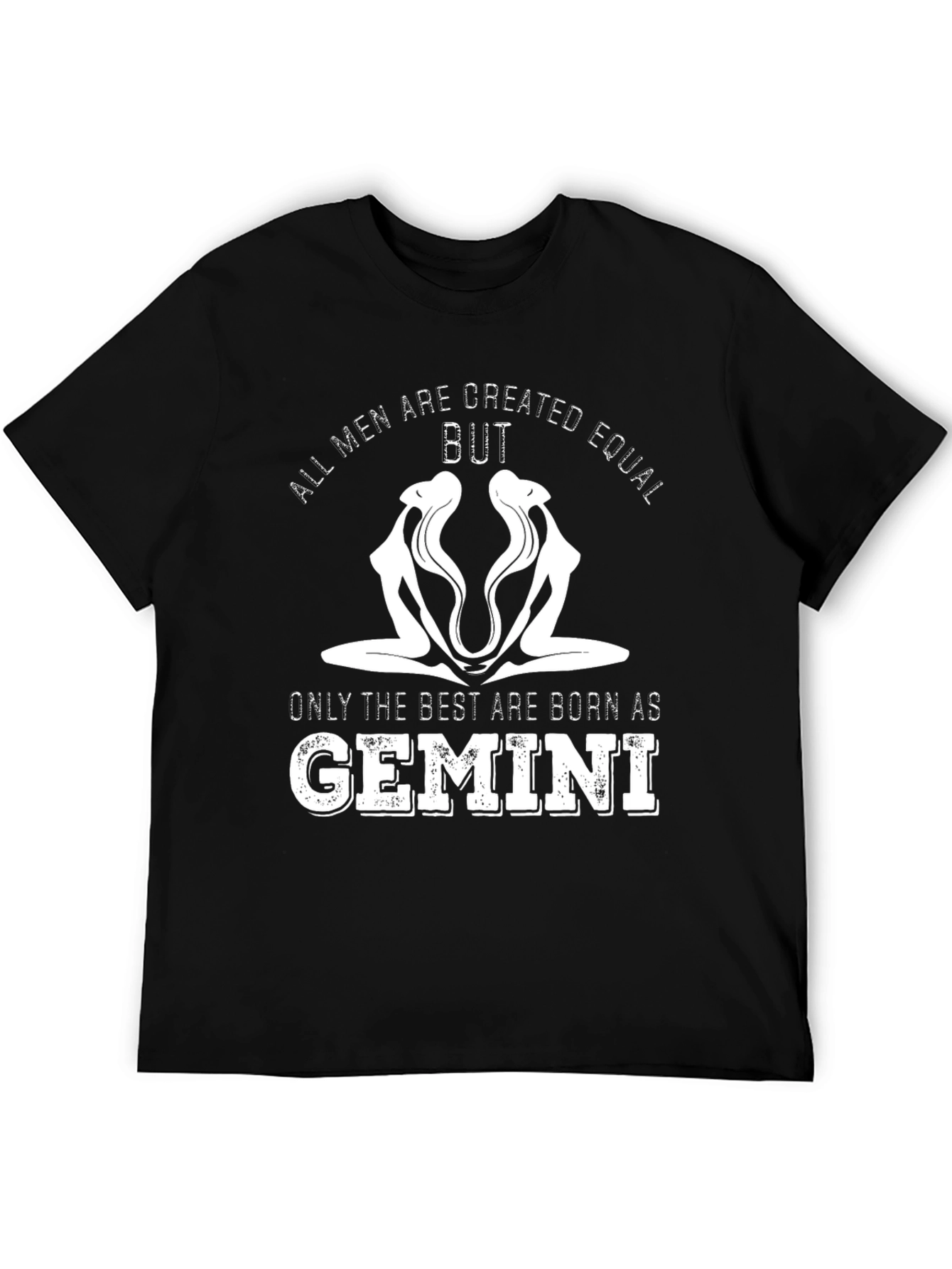 Gemini Zodiac Graphic T-Shirt - All Men Are Created Equal