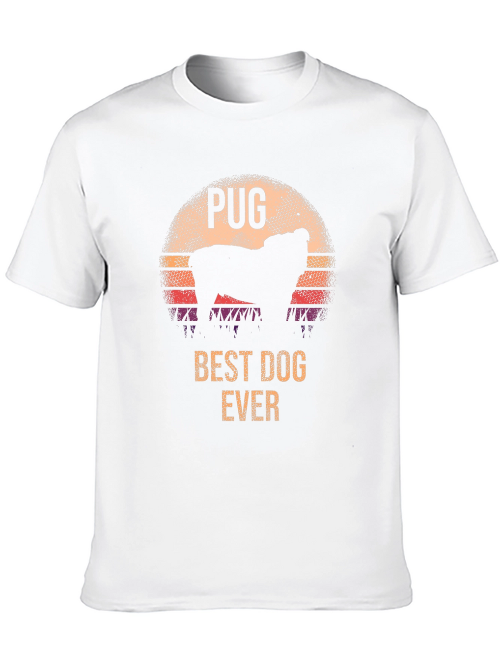 Pug Best Dog Ever Graphic T-Shirt