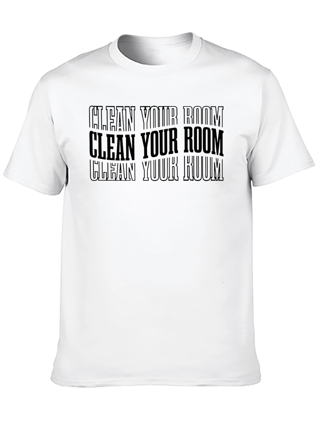Clean Your Room Black Graphic Tee