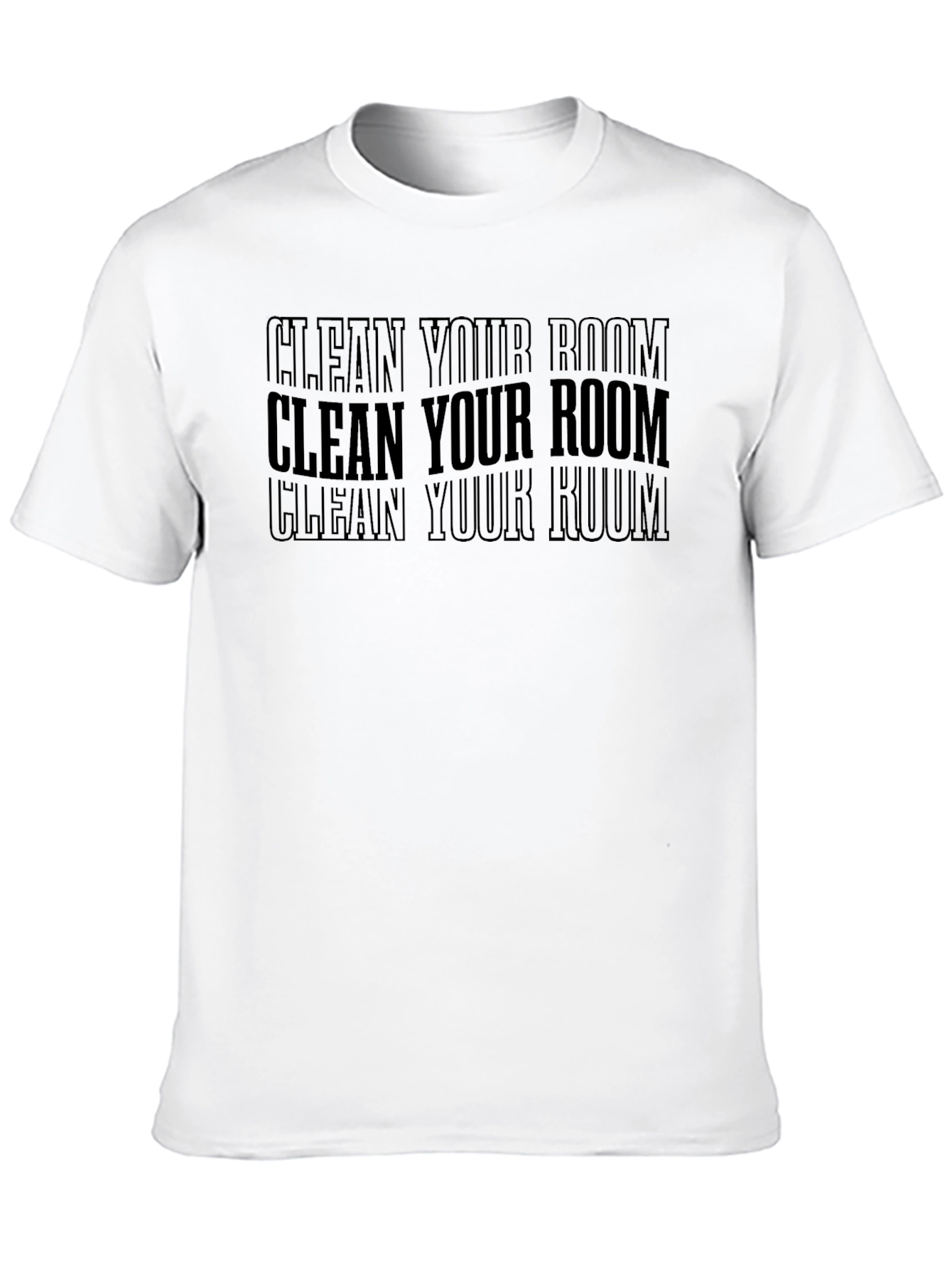 Clean Your Room Black Graphic Tee