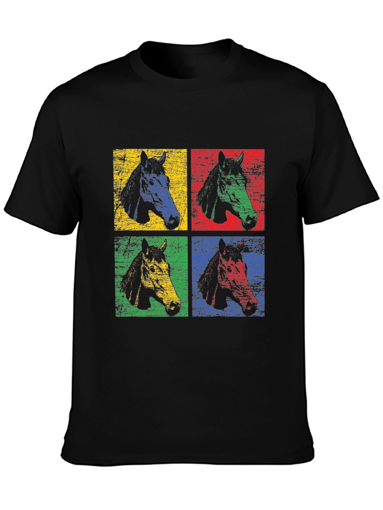 Pop Art Horse Tee - Colorful Graphic T-Shirt