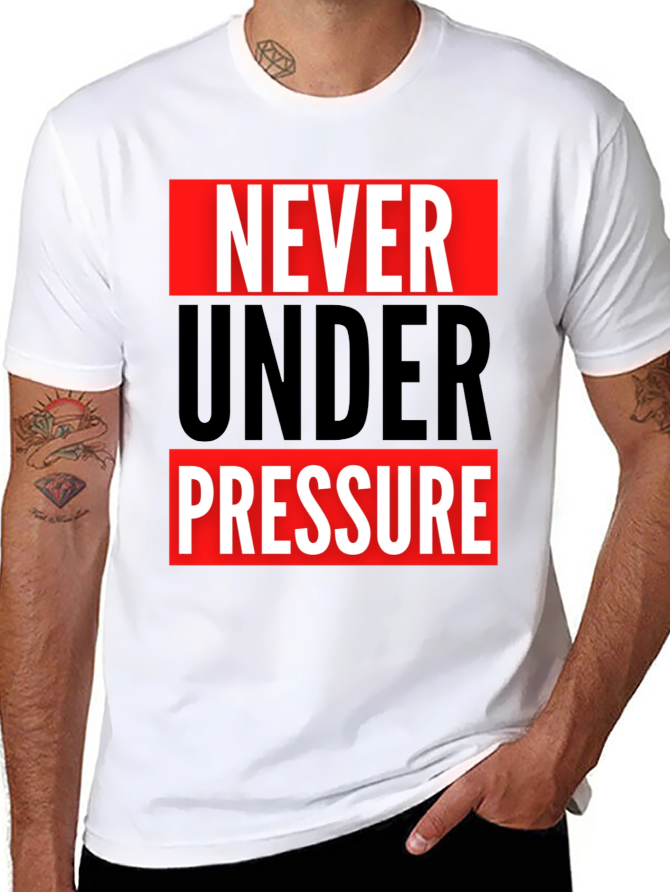 Never Under Pressure Graphic Tee