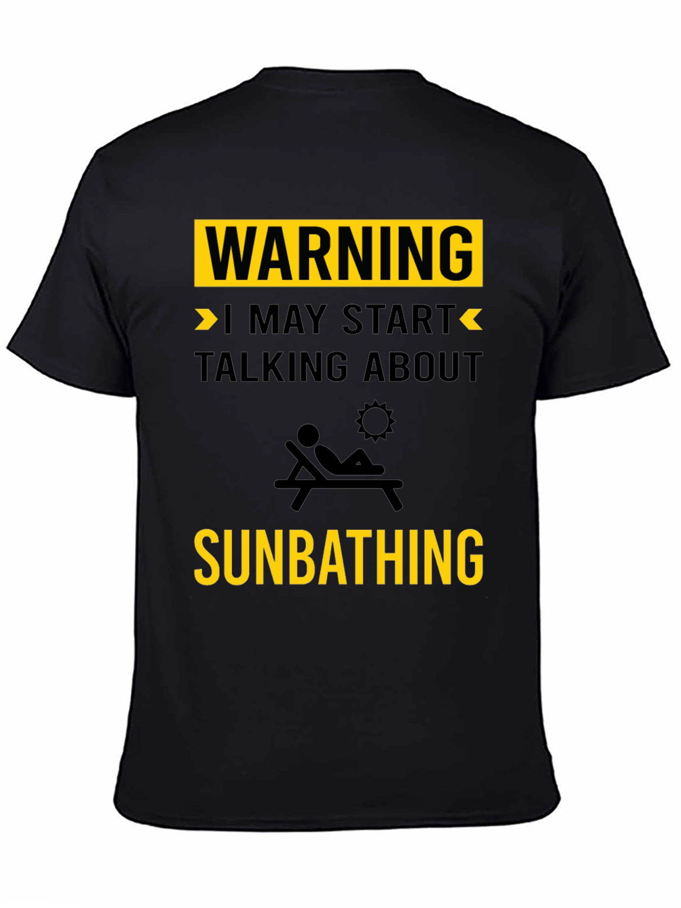 Warning: May Start Talking About Sunbathing Graphic Tee