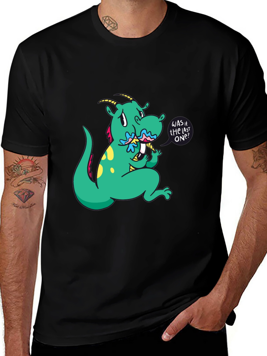 Cartoon Dragon T-Shirt - Funny Graphic Tee