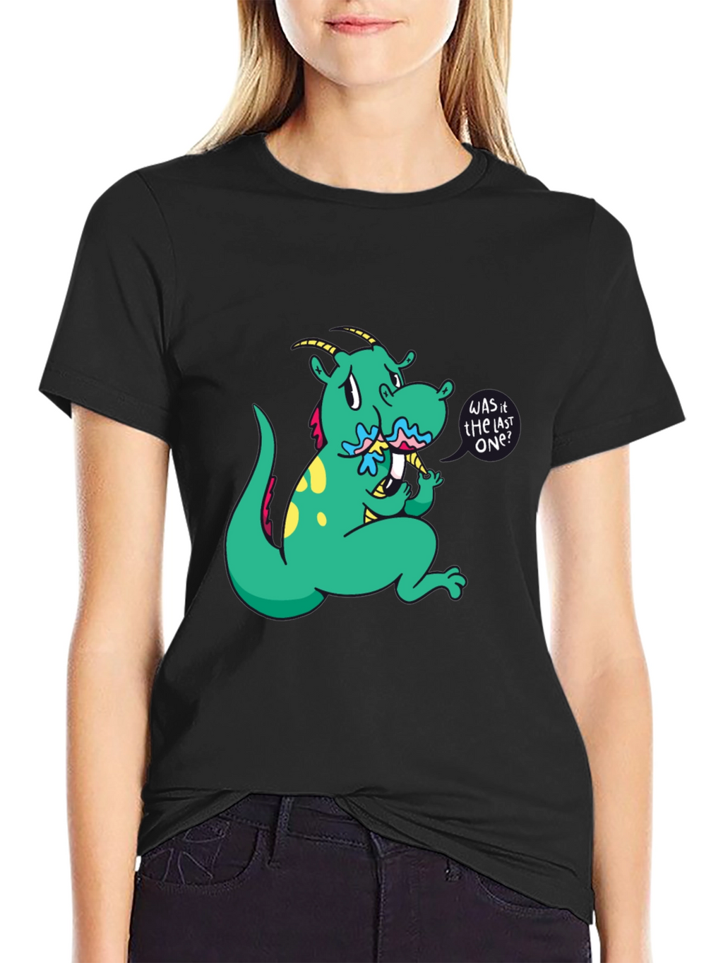 Cartoon Dragon T-Shirt - Funny Graphic Tee