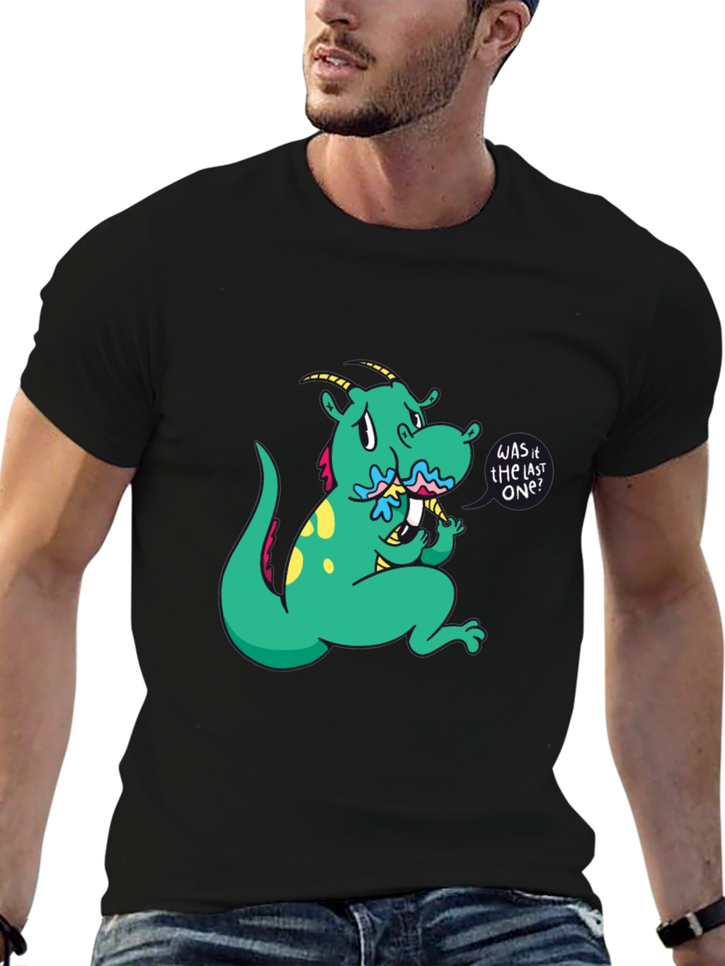 Cartoon Dragon T-Shirt - Funny Graphic Tee