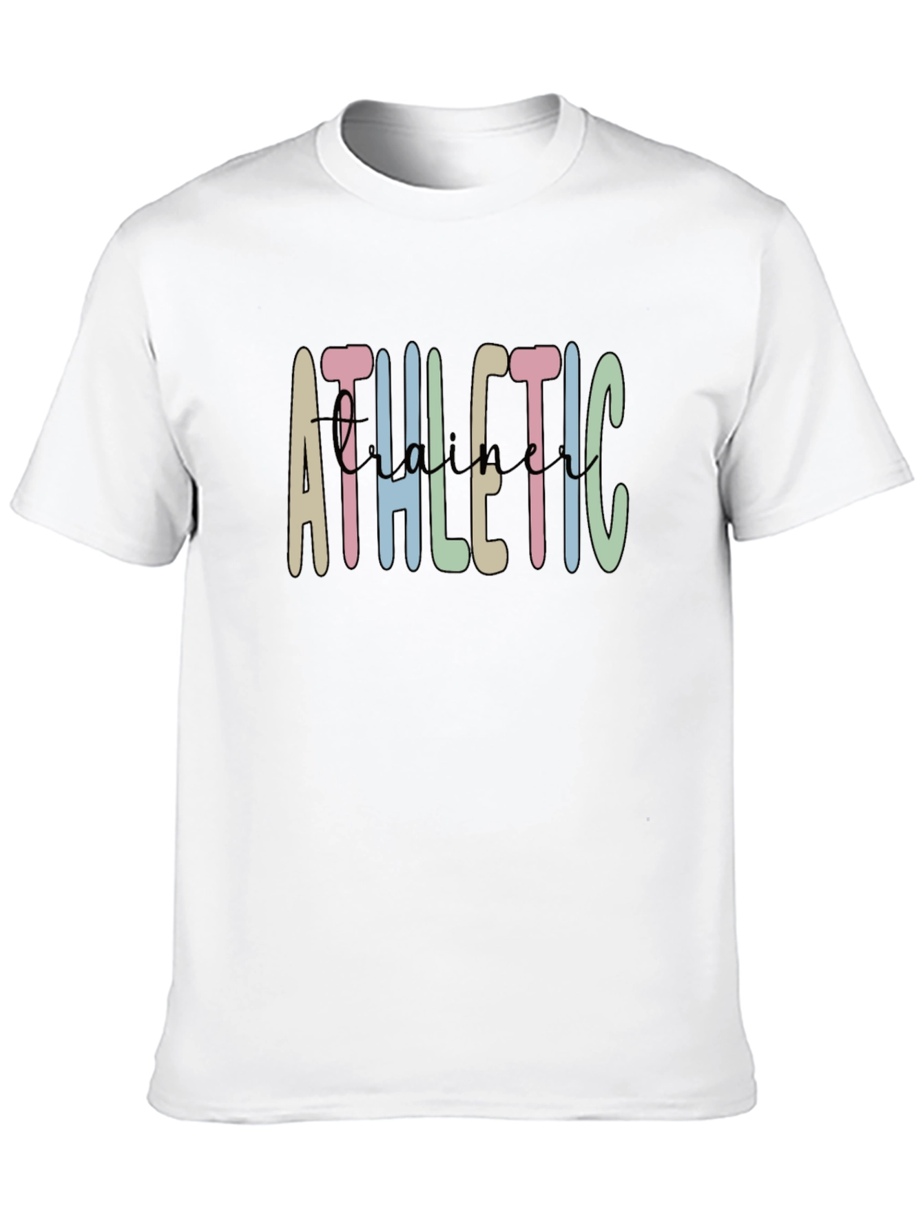Athletic Trainer T-Shirt Trendy Colors