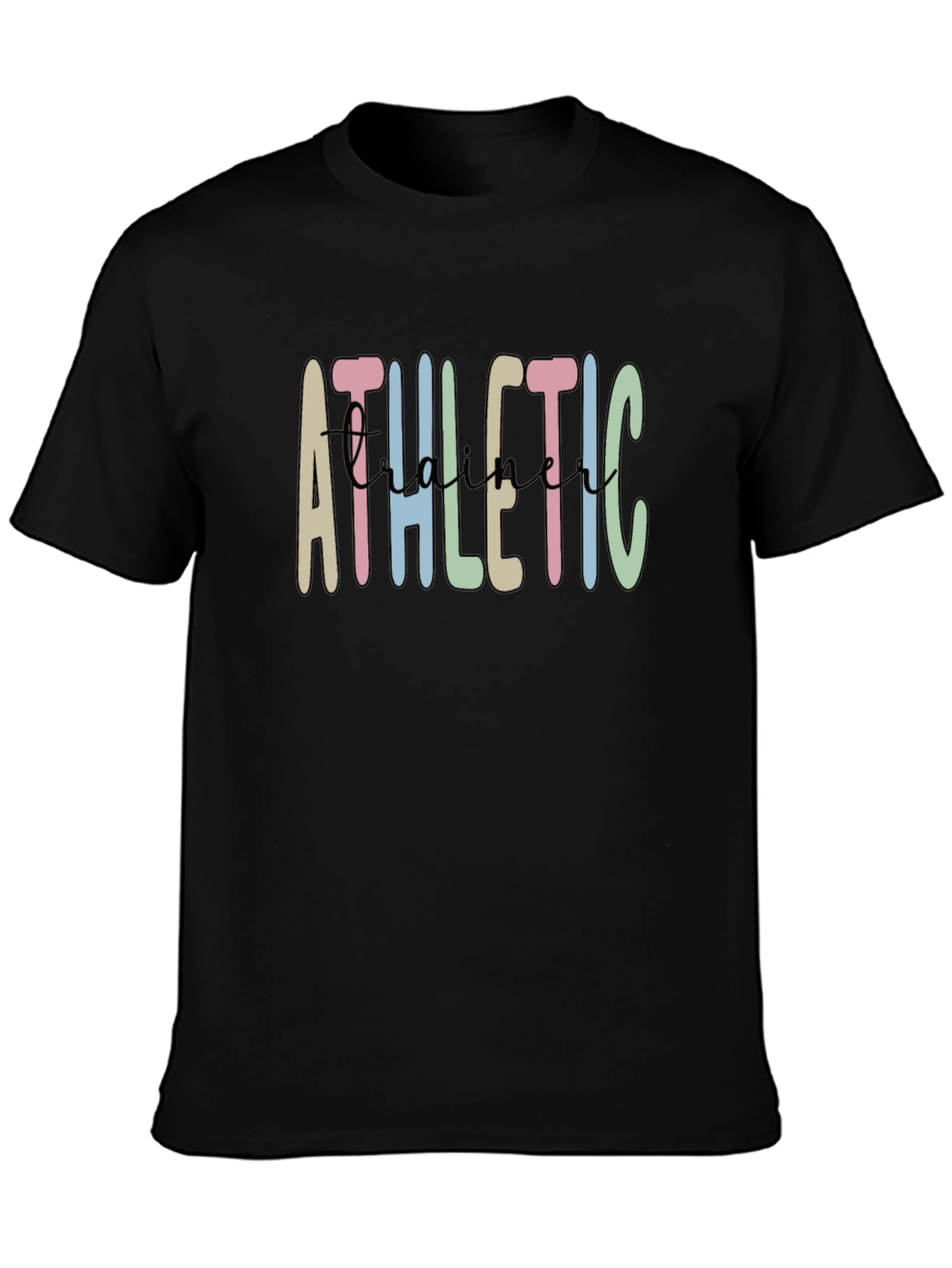 Athletic Trainer T-Shirt Trendy Colors