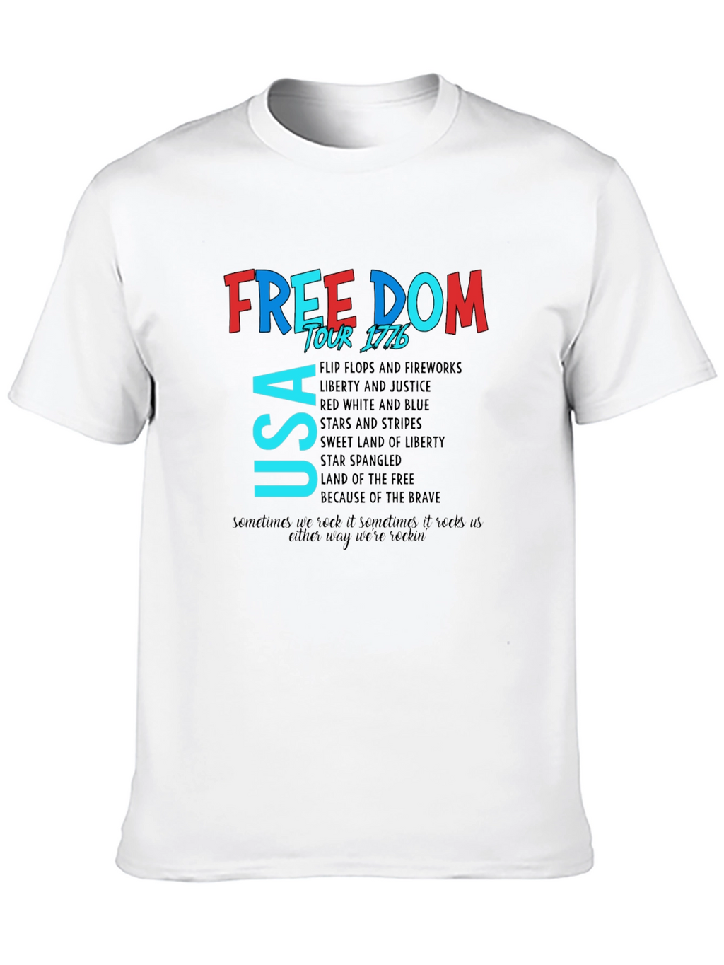 Freedom Tour Patriotic USA T-Shirt