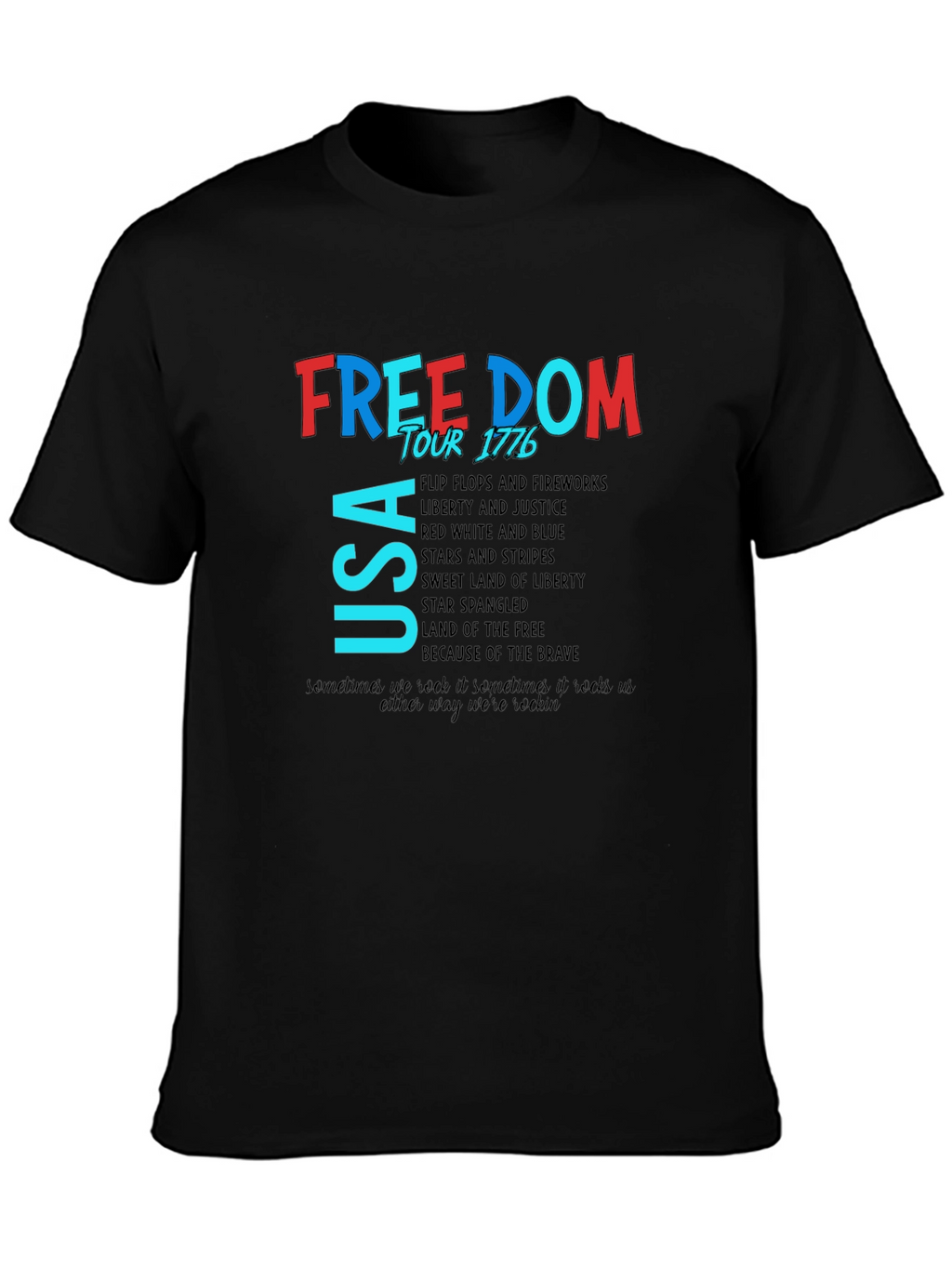 Freedom Tour Patriotic USA T-Shirt