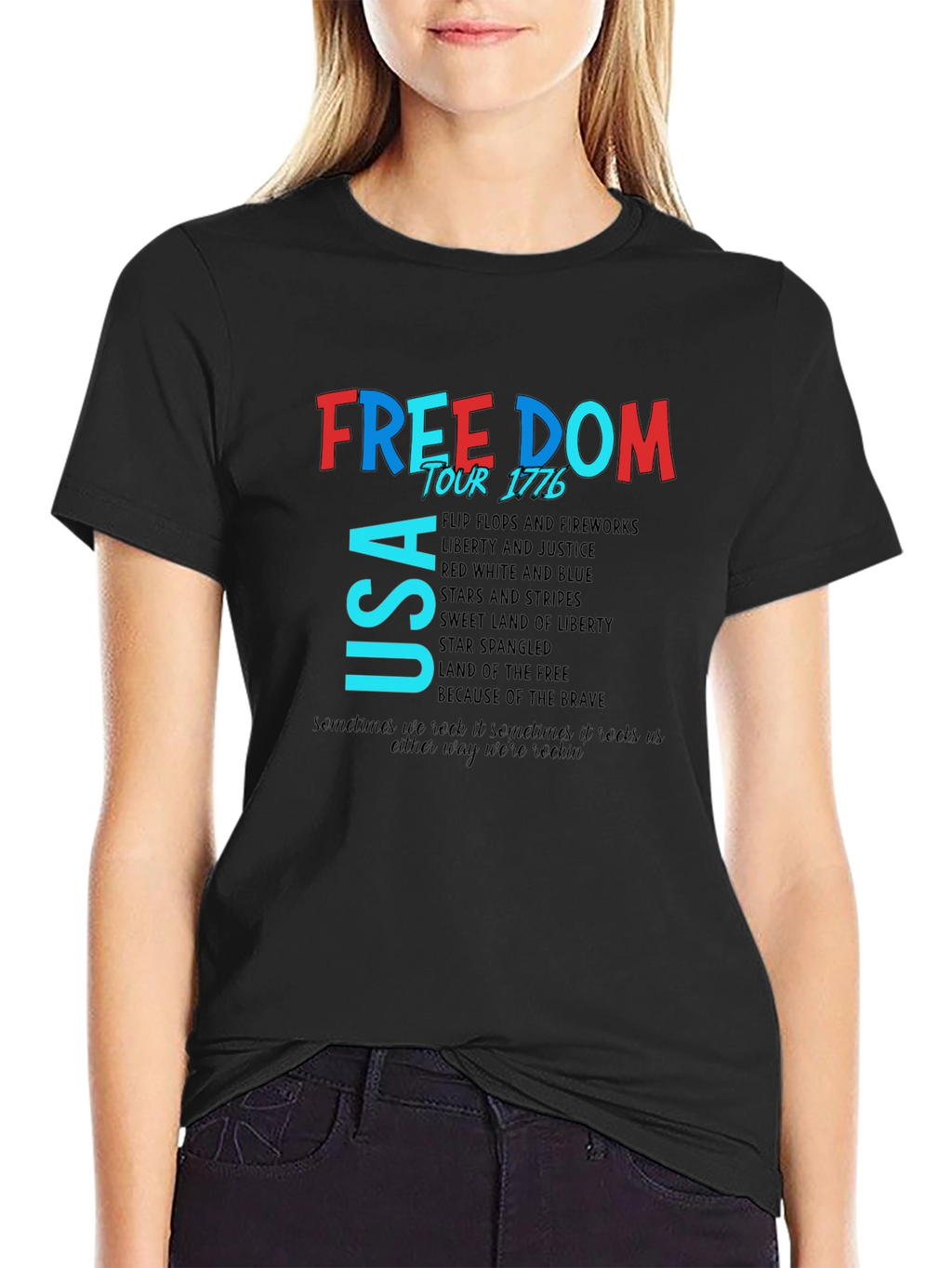 Freedom Tour Patriotic USA T-Shirt