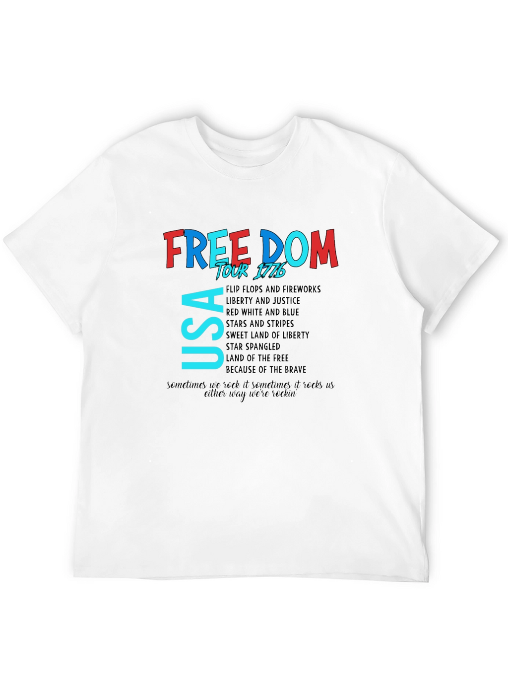 Freedom Tour Patriotic USA T-Shirt