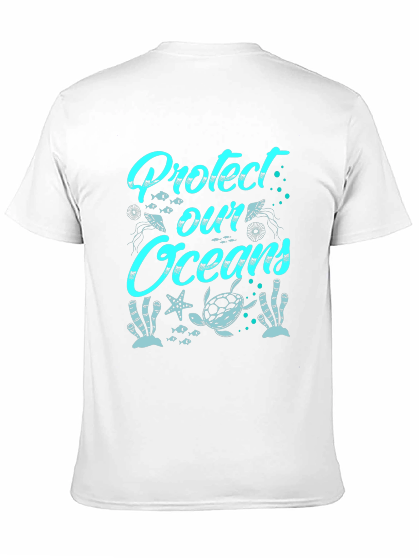 Protect Our Oceans Graphic Tee - Black