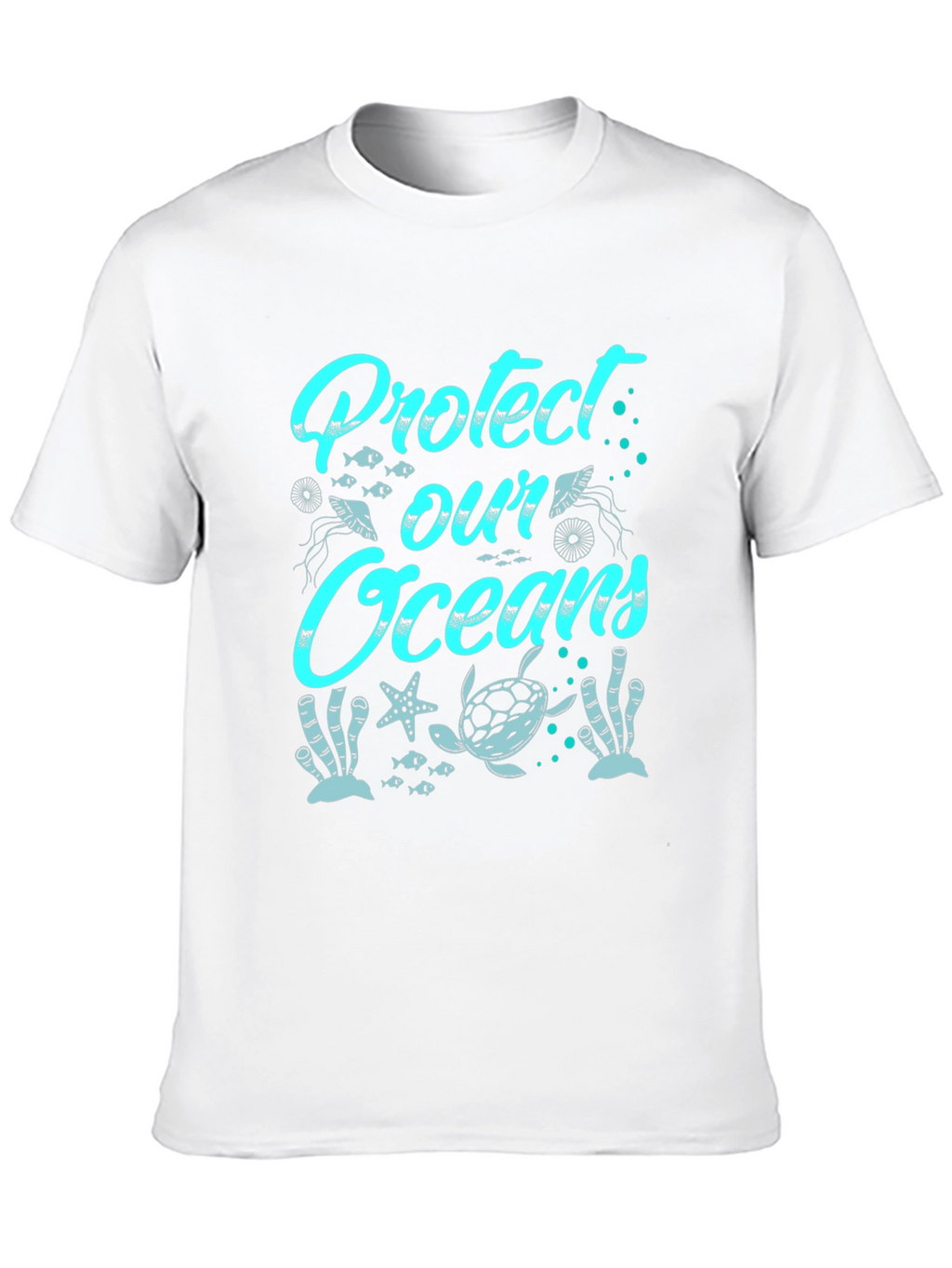 Protect Our Oceans Graphic Tee - Black