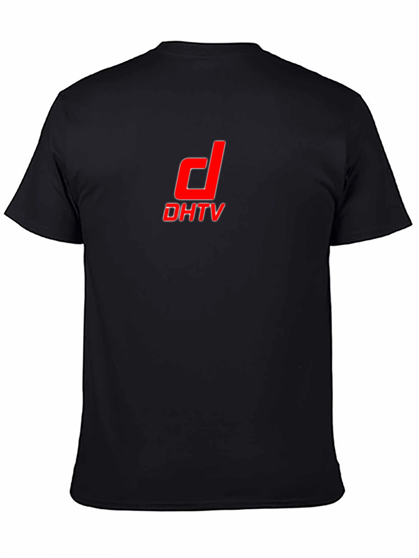 DHTV Red Logo T-Shirt - Classic Black Tee