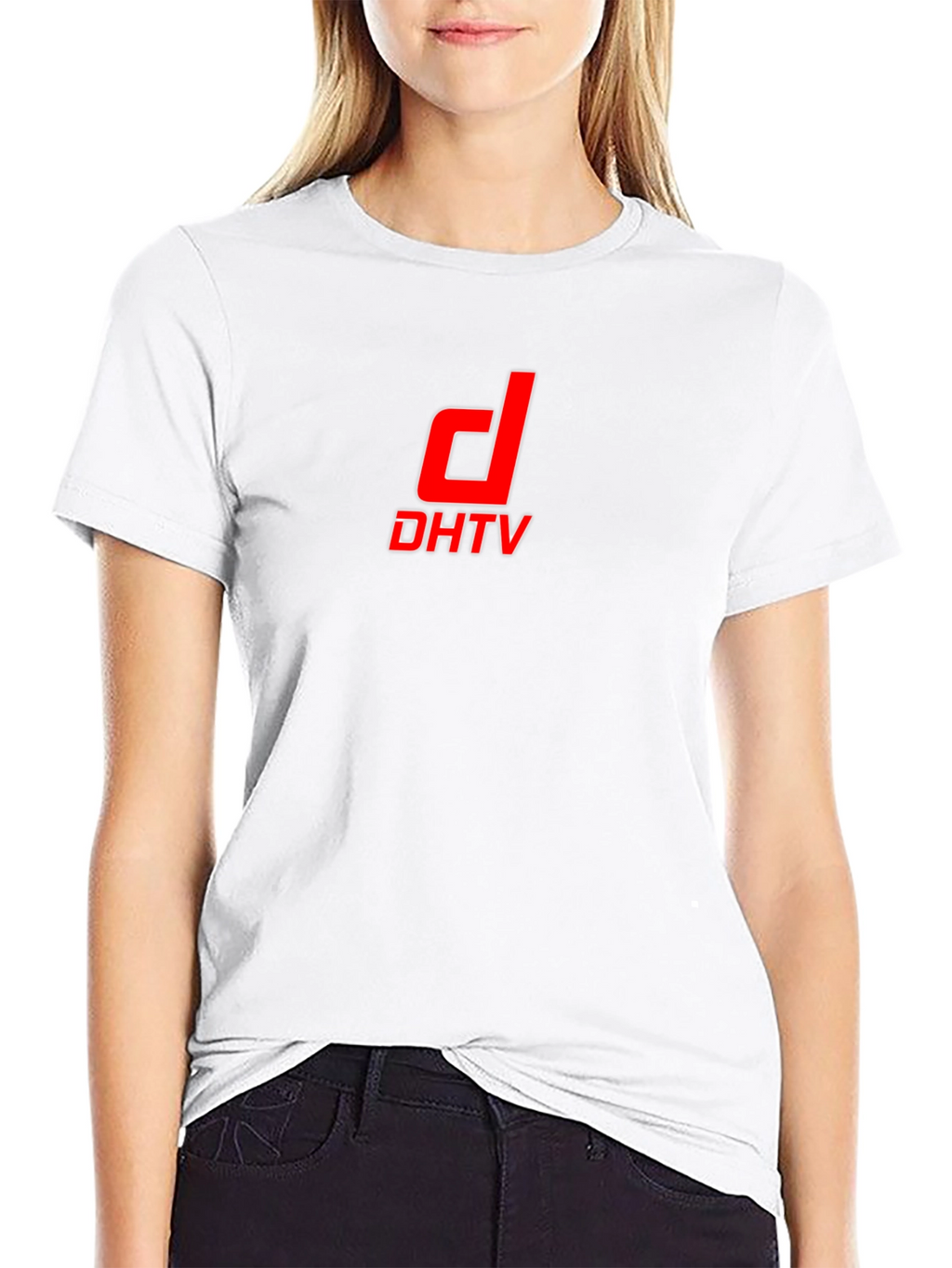 DHTV Red Logo T-Shirt - Classic Black Tee