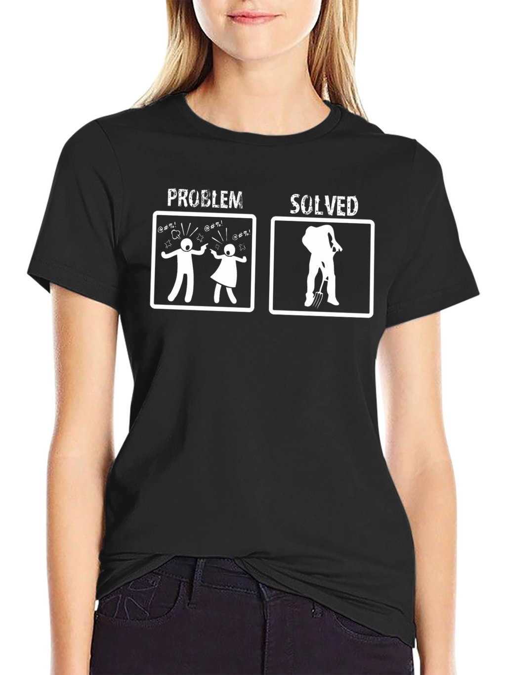 Problem Solved Humor T-Shirt