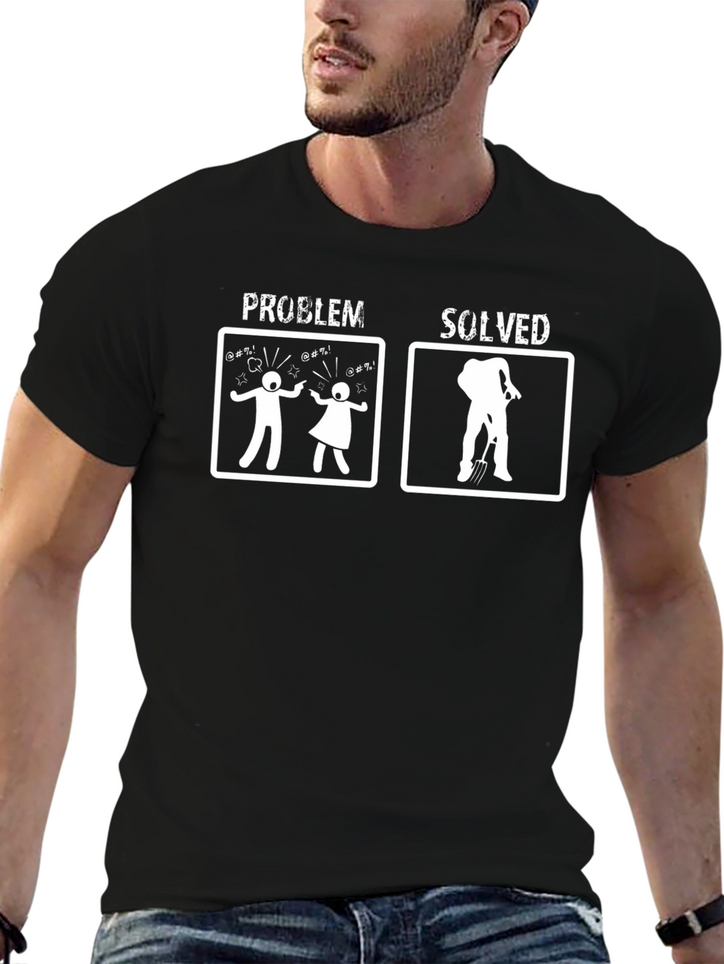 Problem Solved Humor T-Shirt