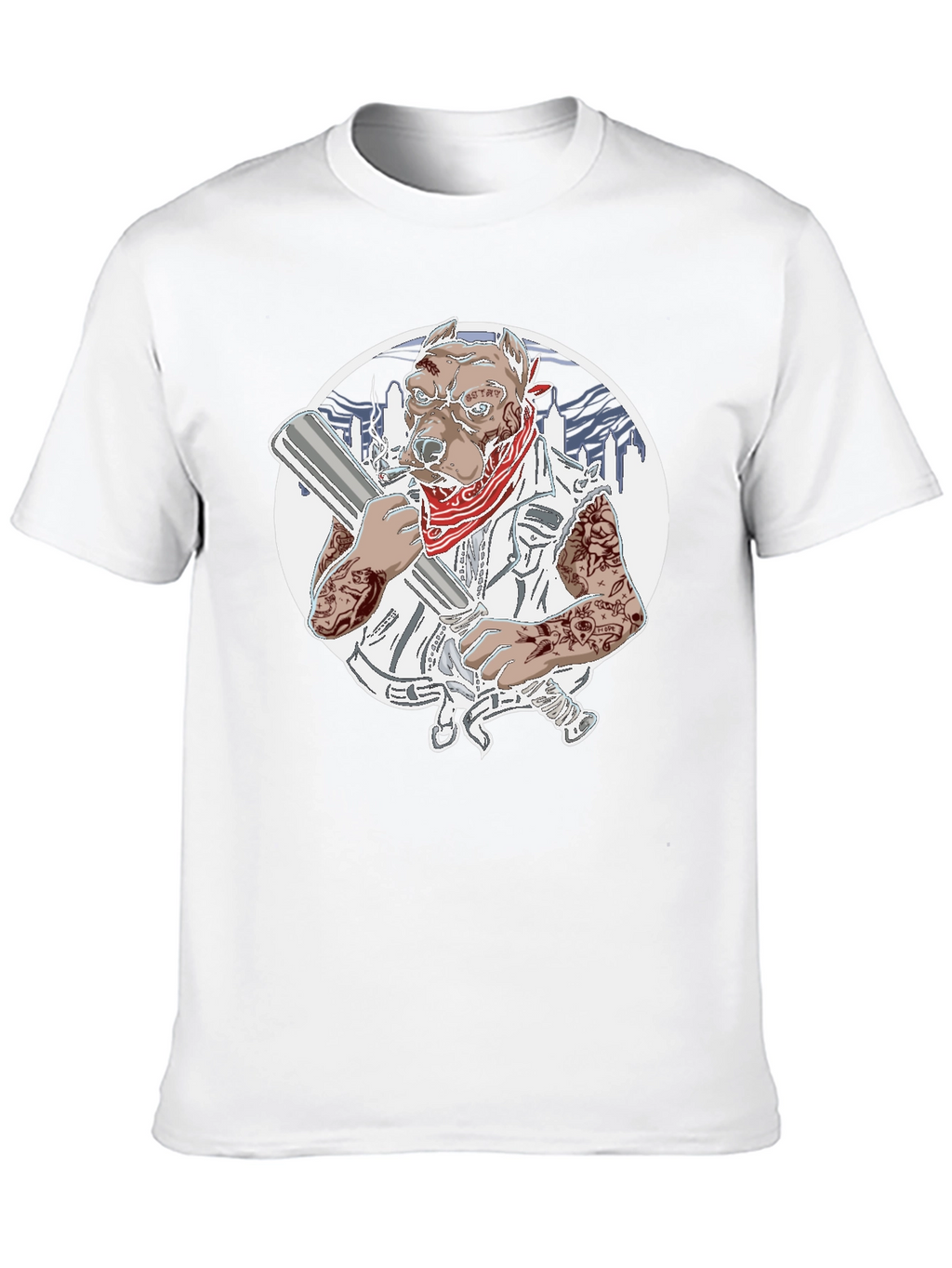 Gangster Pitbull T-Shirt