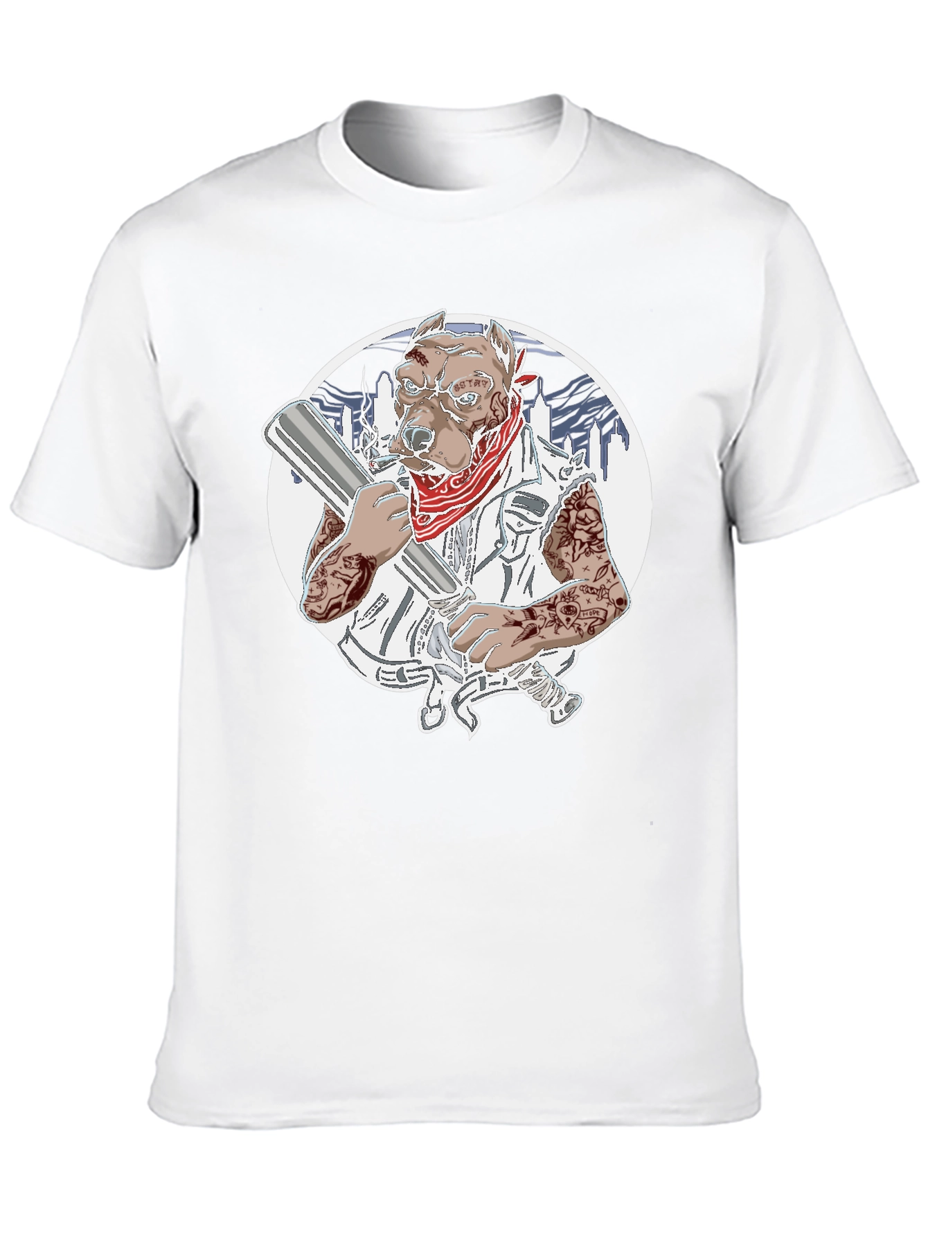 Gangster Pitbull T-Shirt