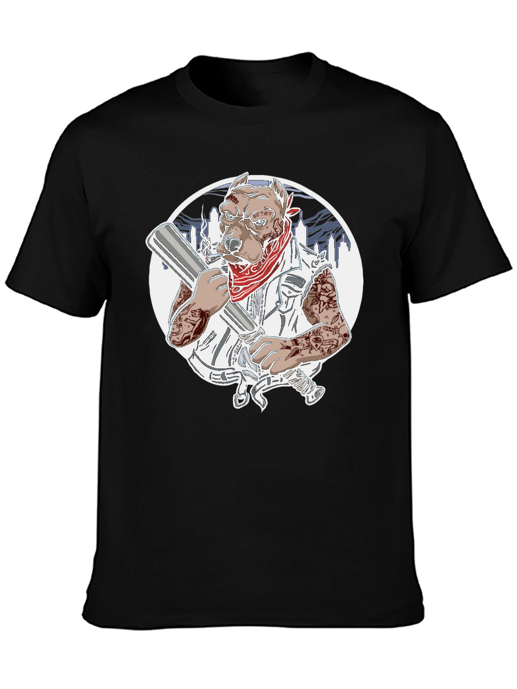 Gangster Pitbull T-Shirt