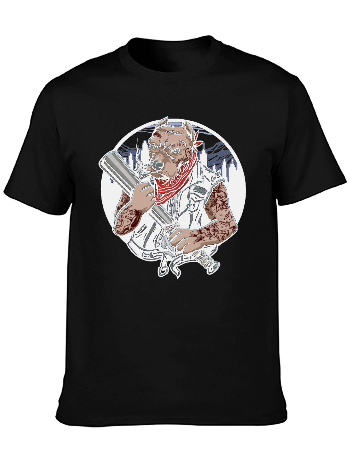 Gangster Pitbull T-Shirt