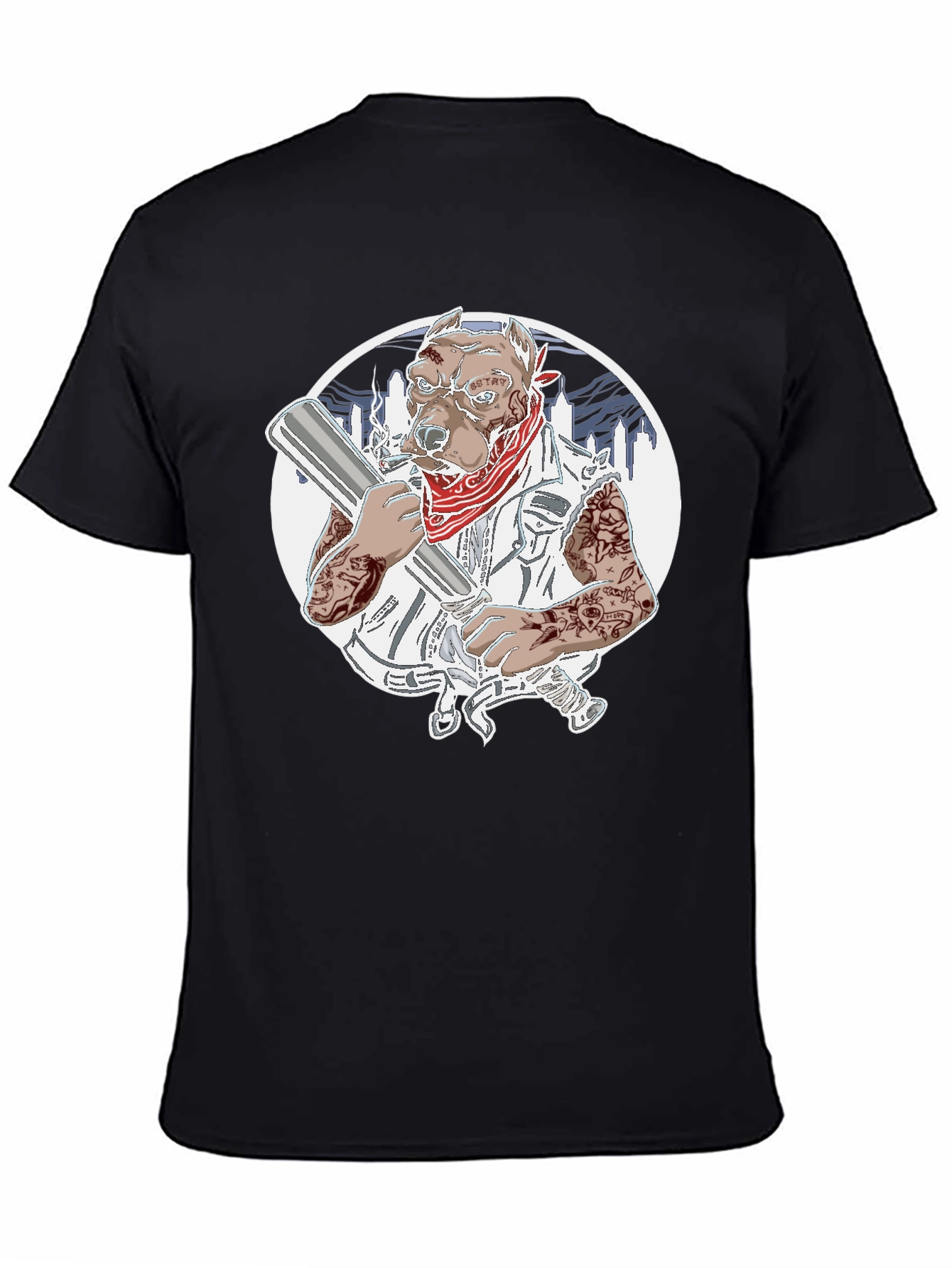 Gangster Pitbull T-Shirt