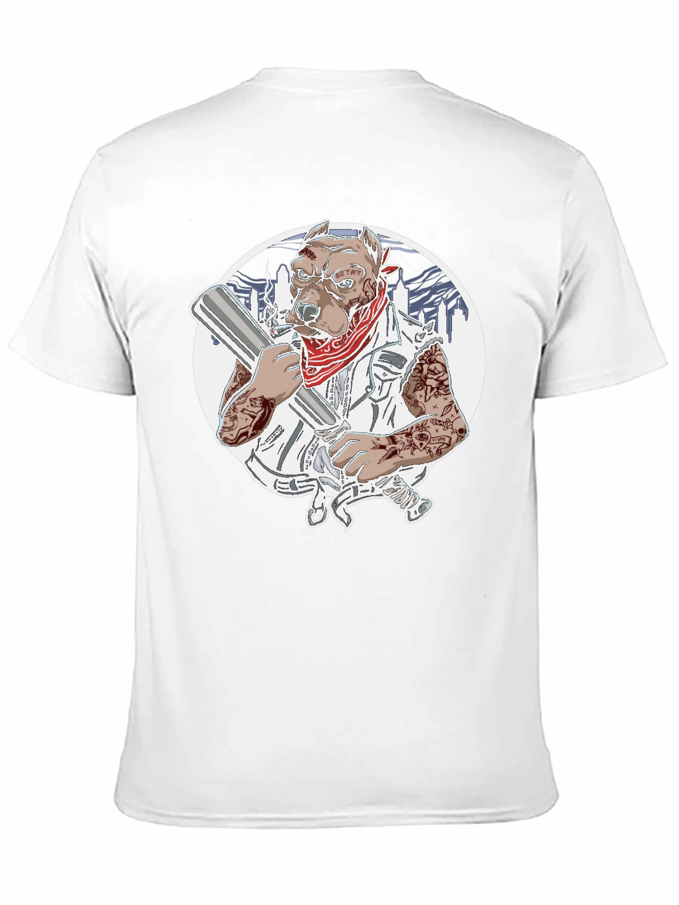Gangster Pitbull T-Shirt
