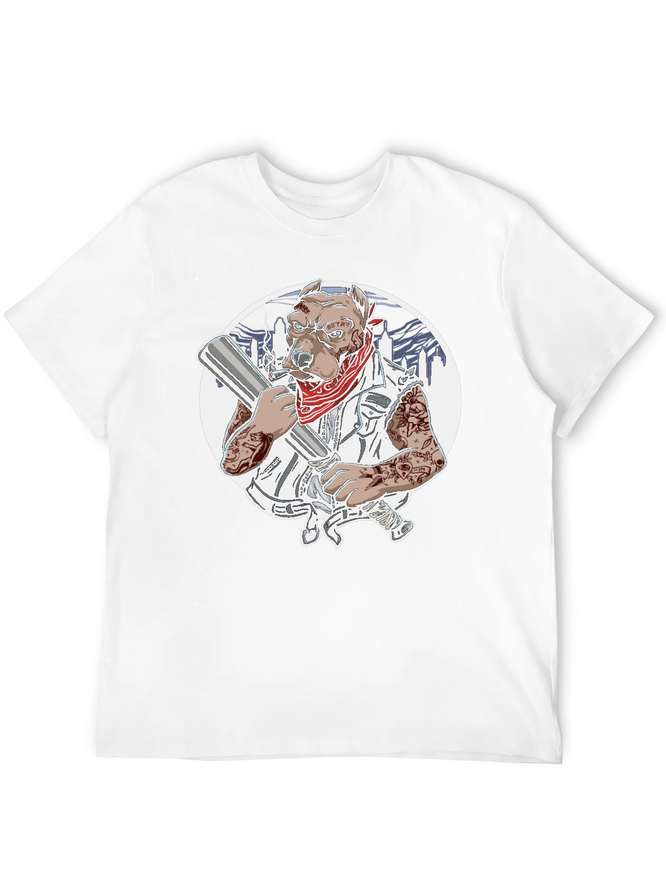 Gangster Pitbull T-Shirt