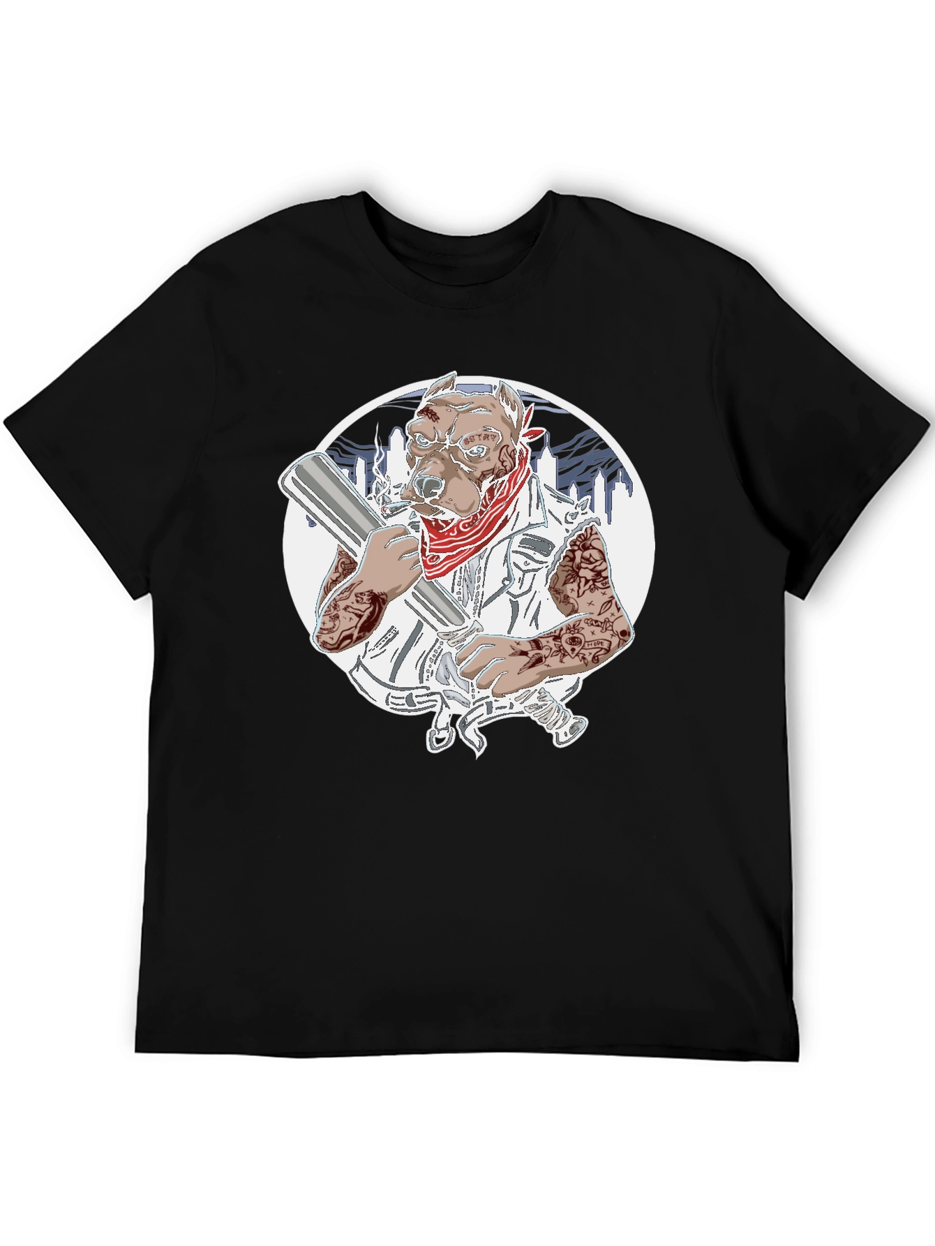 Gangster Pitbull T-Shirt