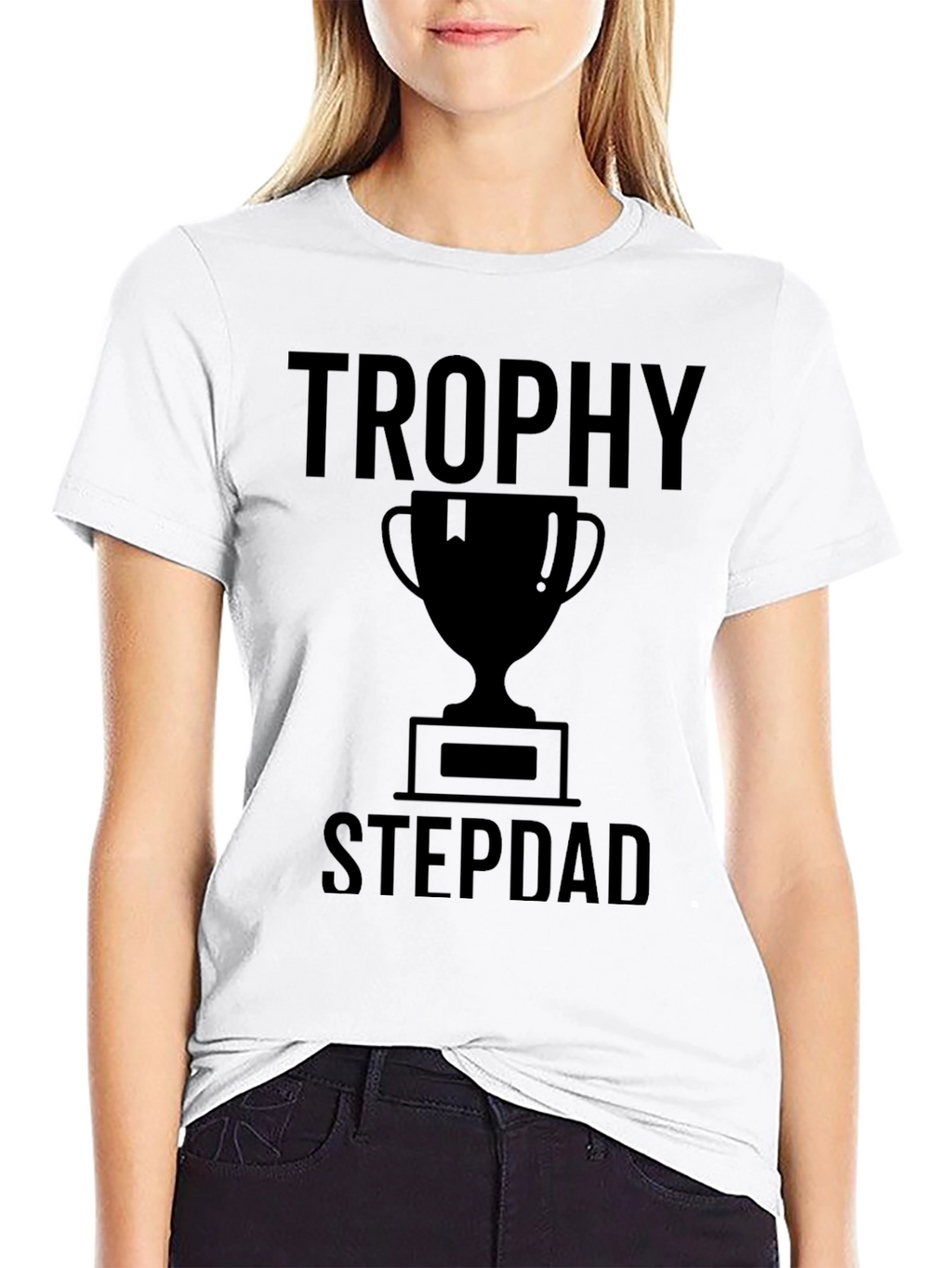 Trophy Stepdad Graphic T-Shirt