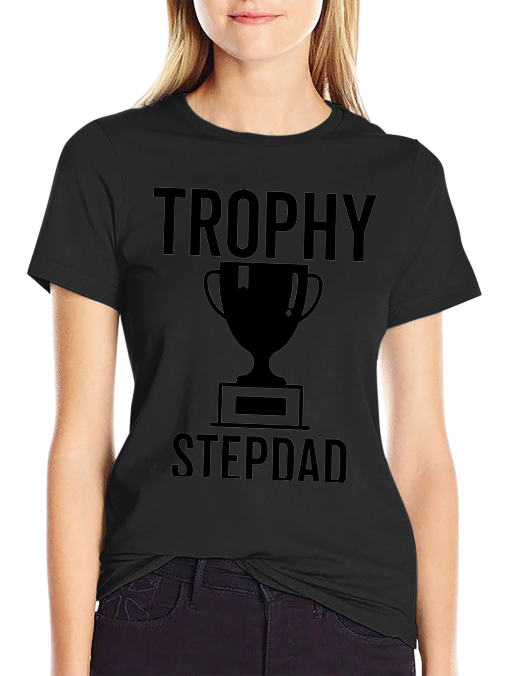 Trophy Stepdad Graphic T-Shirt
