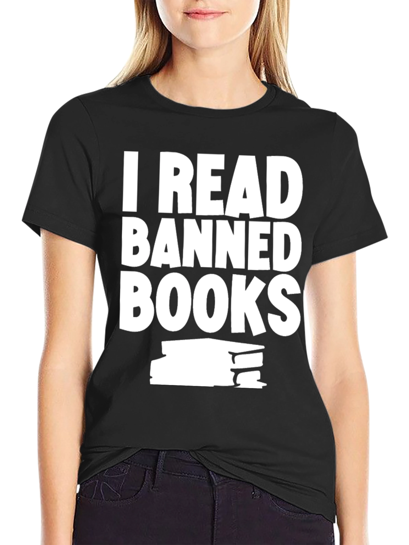 I Read Banned Books Black T-Shirt