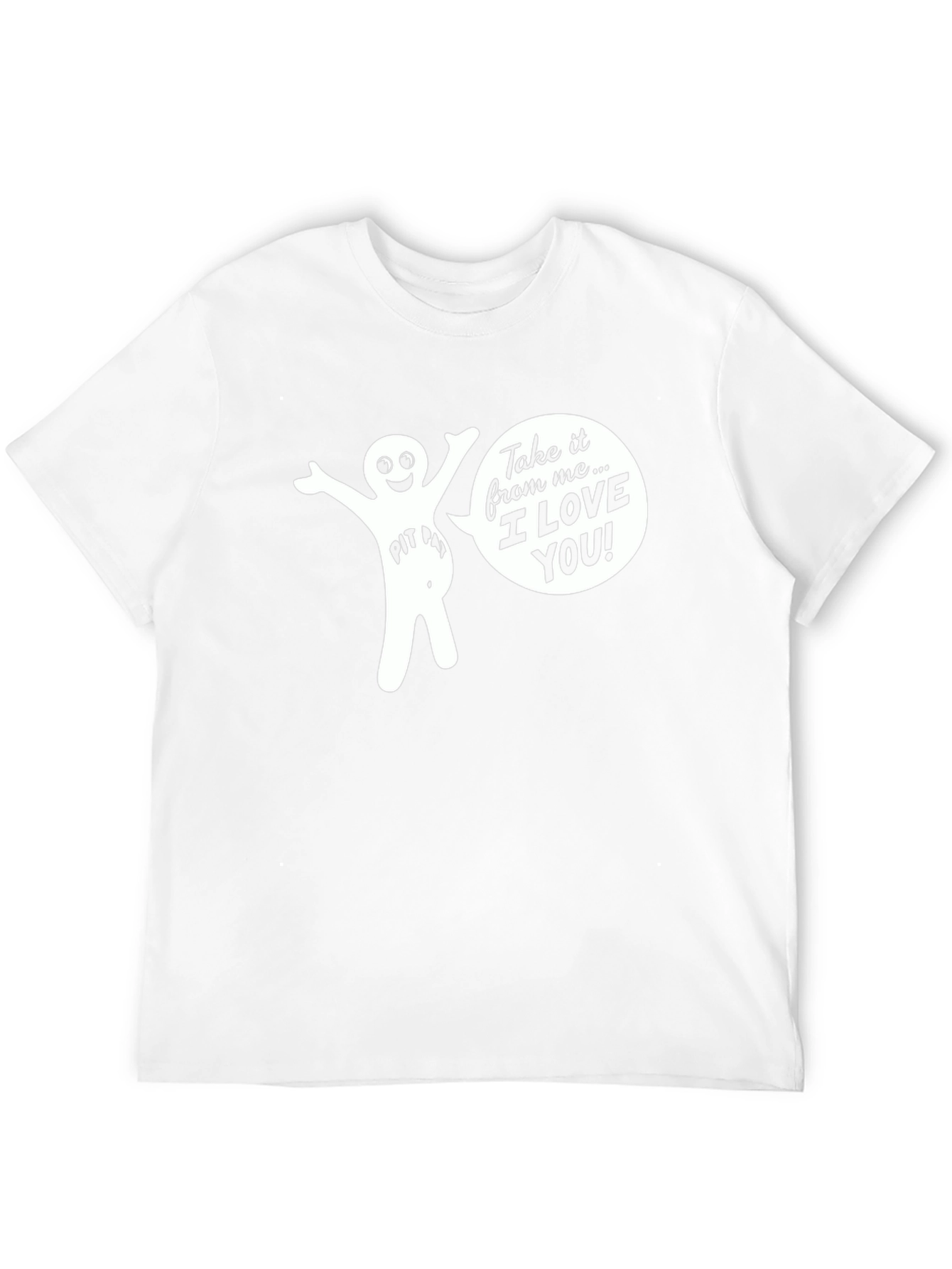 Funny Pit Pat I Love You Graphic T-Shirt