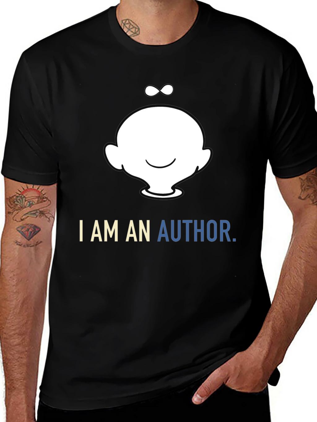 I am an Author Black T-Shirt