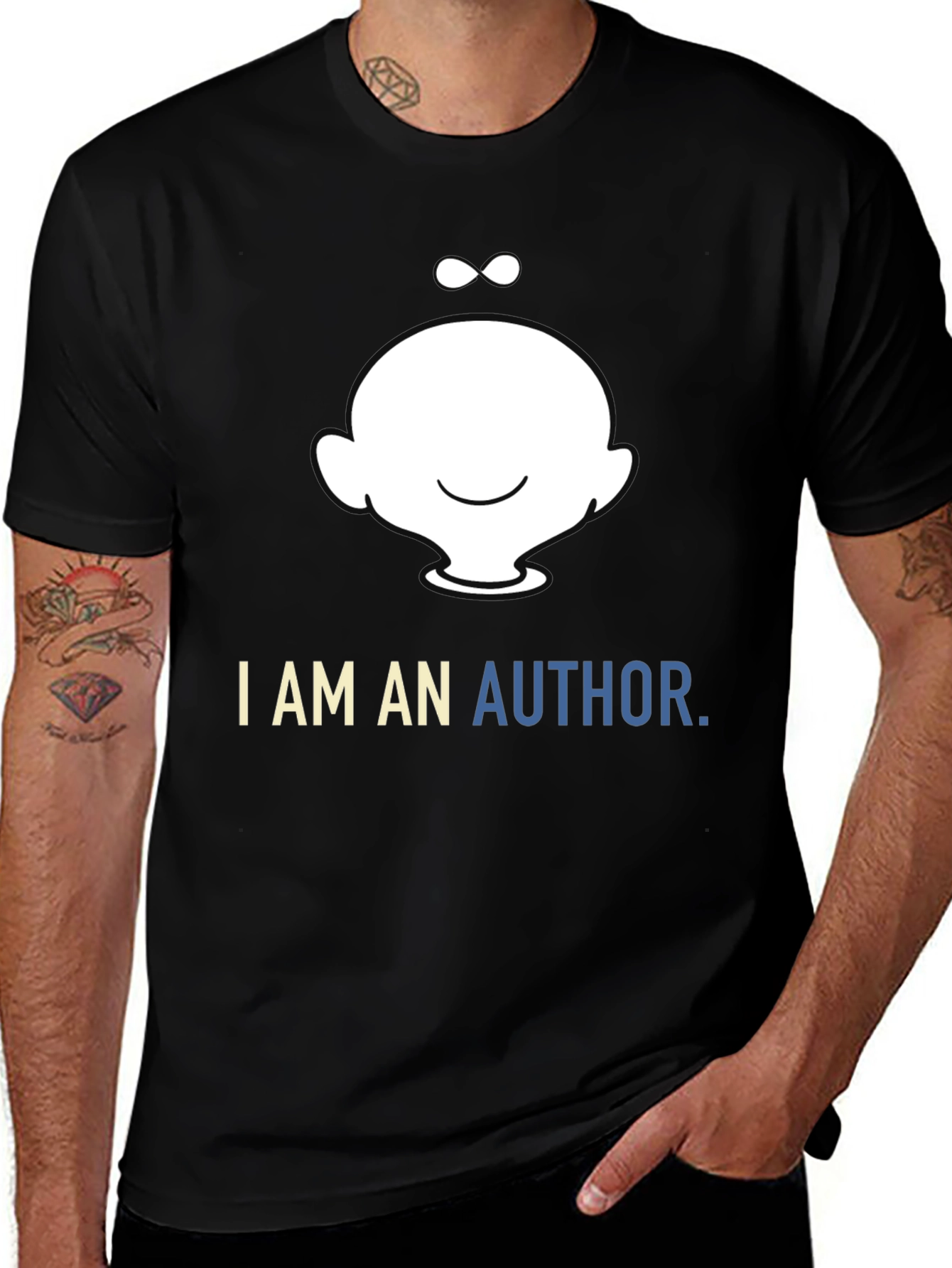 I am an Author Black T-Shirt